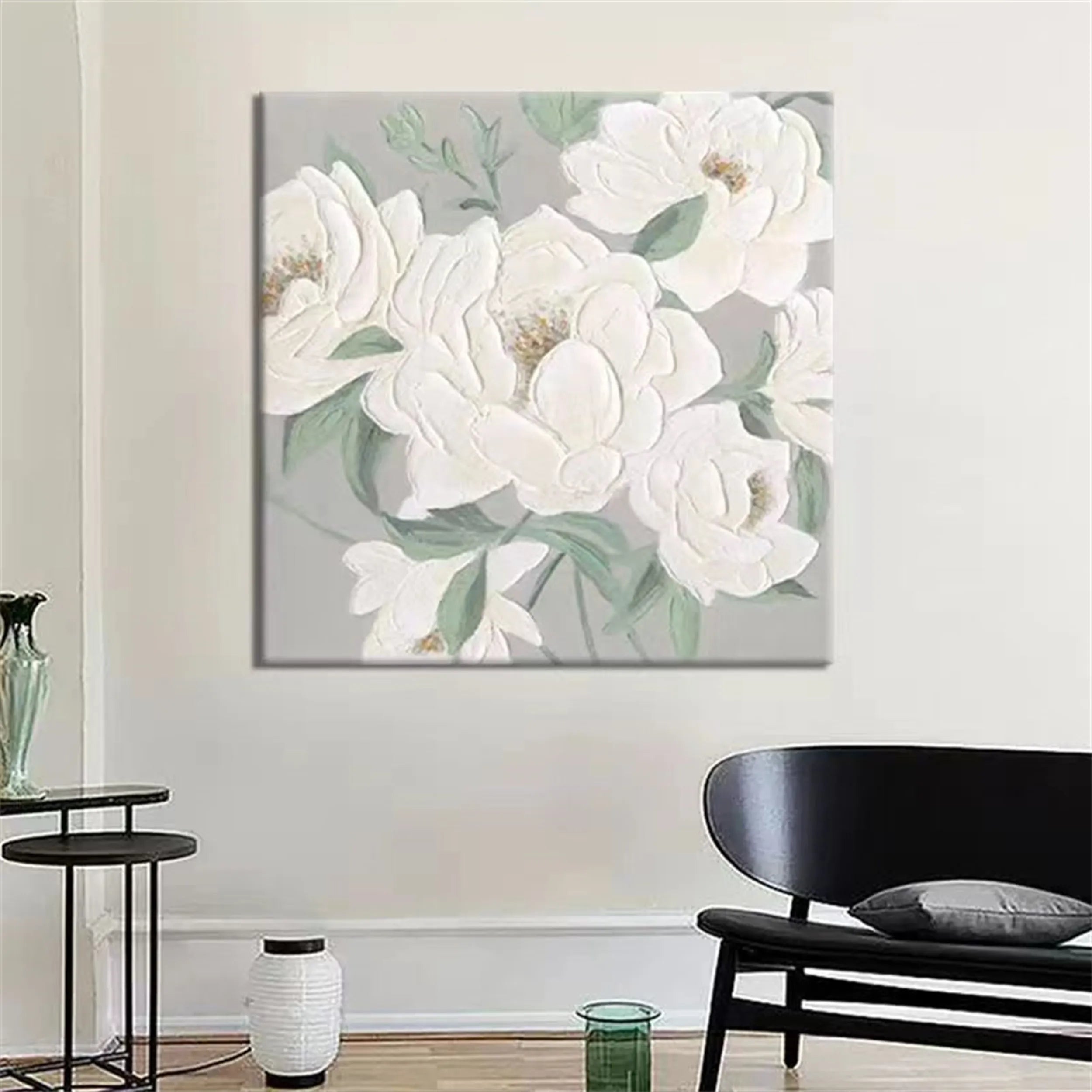 Flower & Tree Abstract Textured Wall Art #FT016
