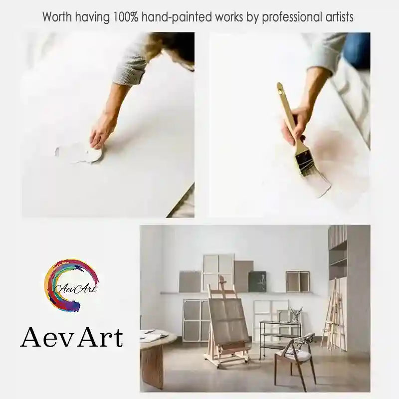 Minimalist Earth Tone Abstract Wall Art#WA126