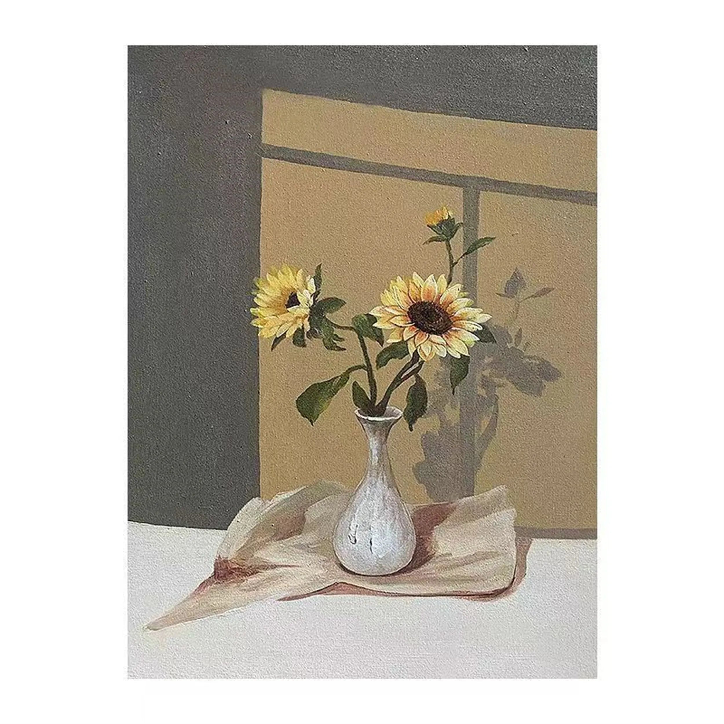 Colorful Flower & Tree Abstract Wall Art #FT020