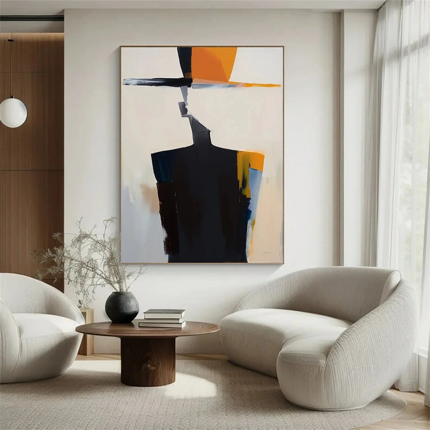 Abstract Portrait Colorful Painting #AB006