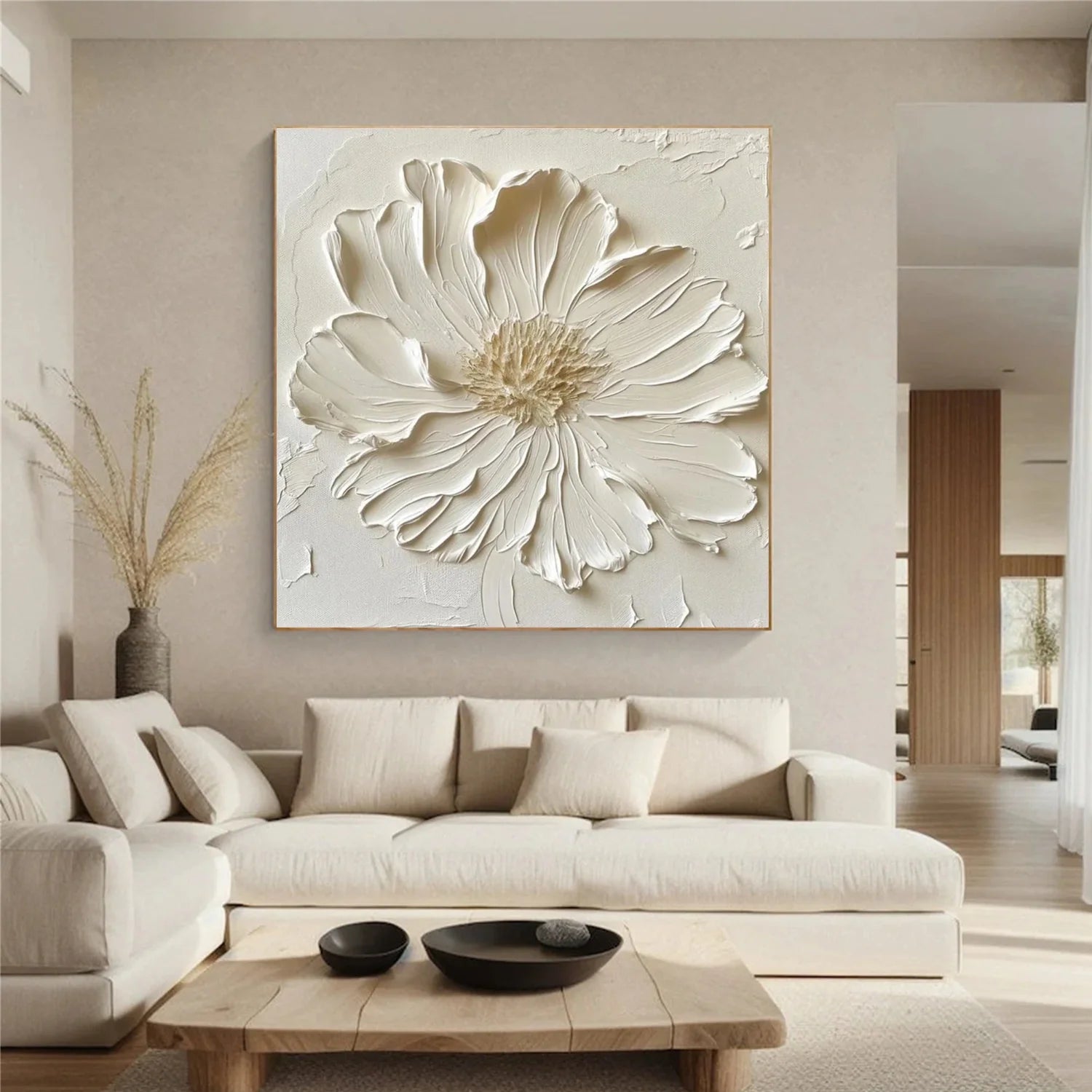 Flower & Tree Abstract_Textured Wall Art #FT172