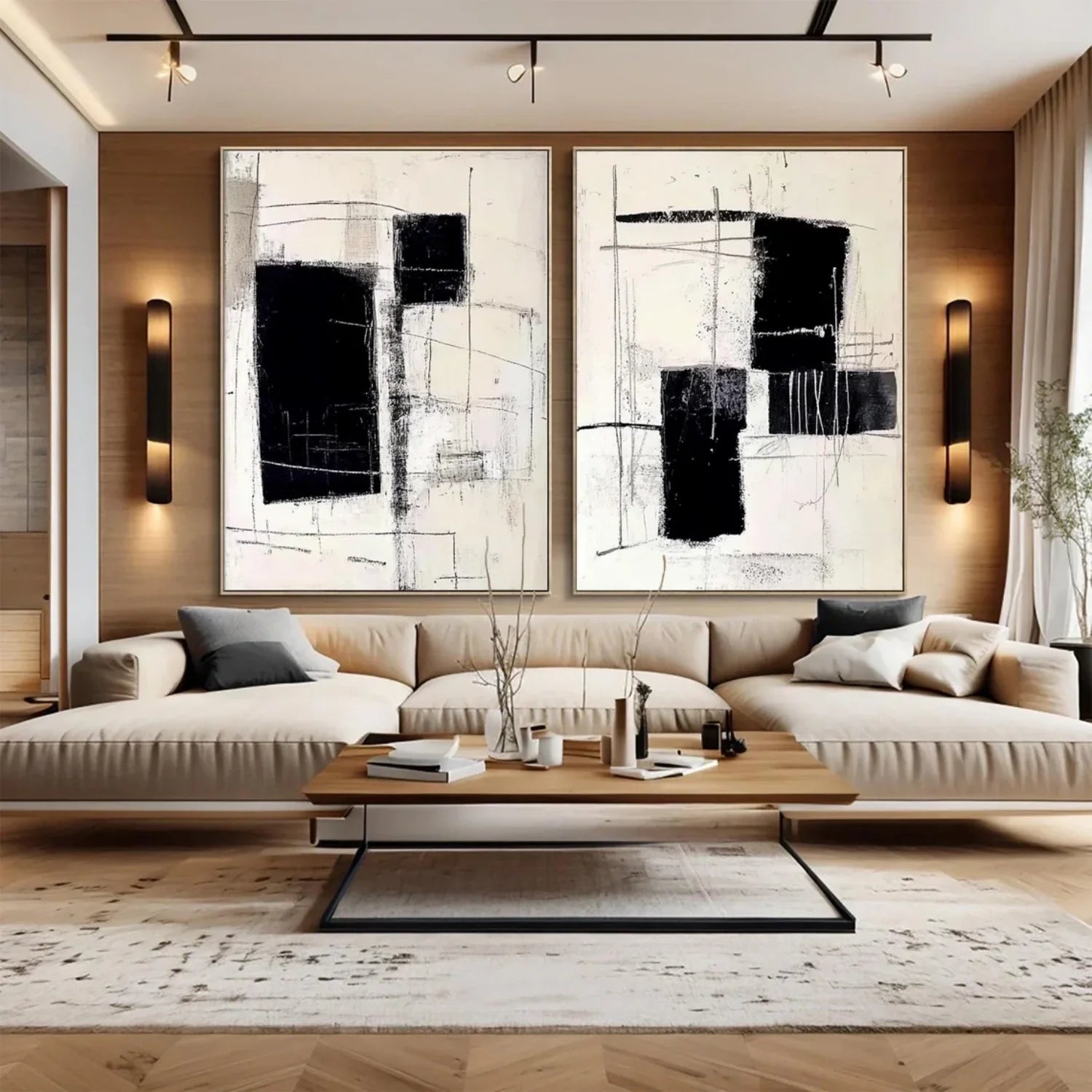 Abstract Tranquility Set of 2 #WA382