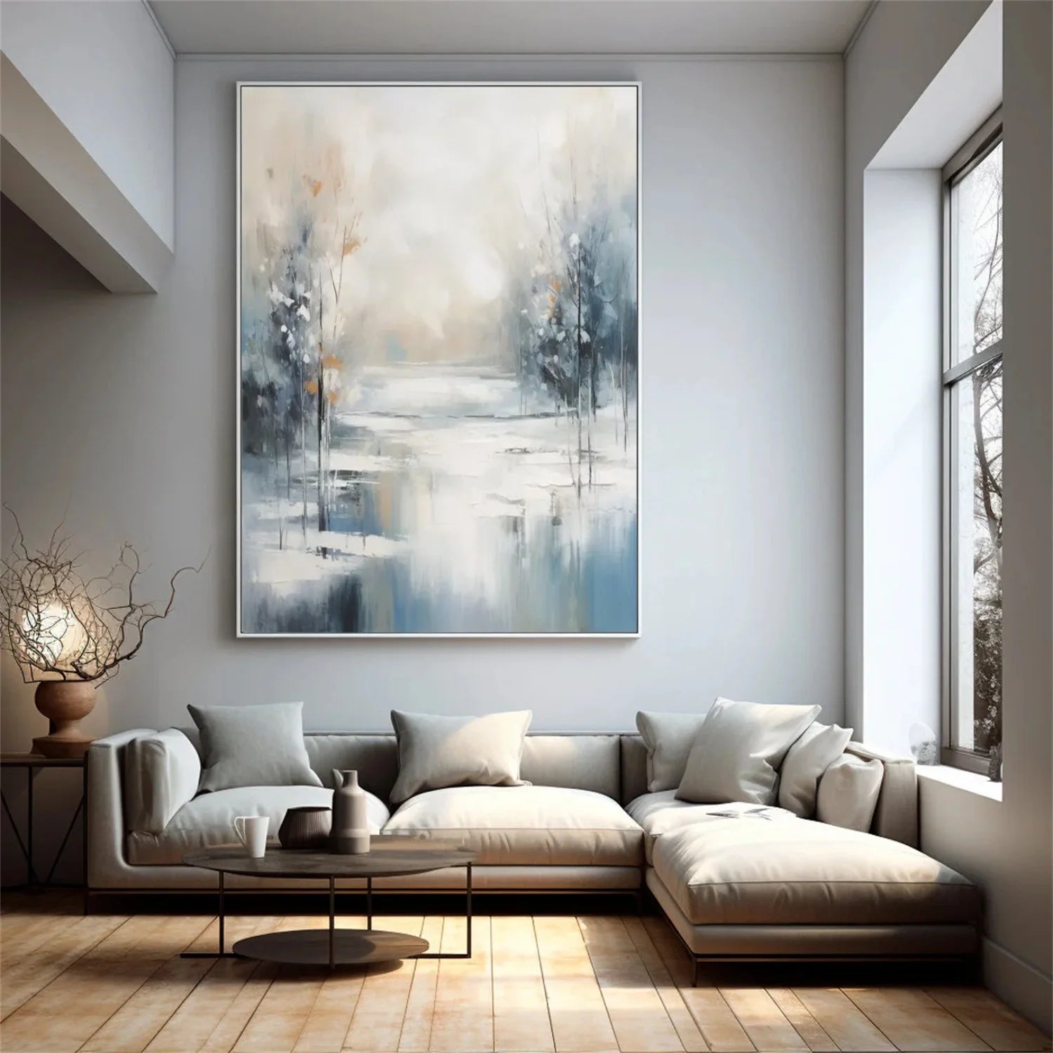 Flower & Tree Abstract_Wall Art #FT161