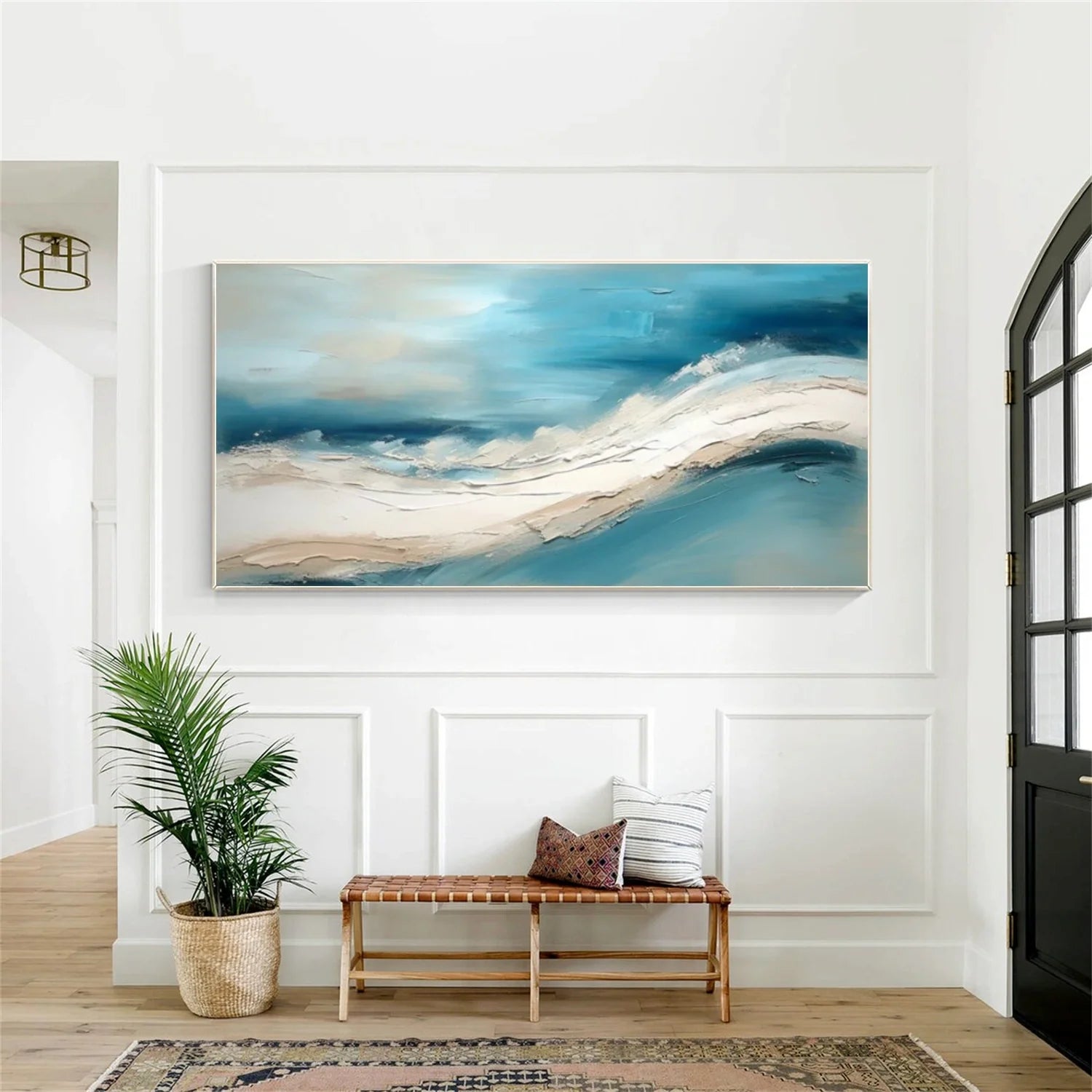 Sea & Sky Abstract_Textured_Wall Art #SK179