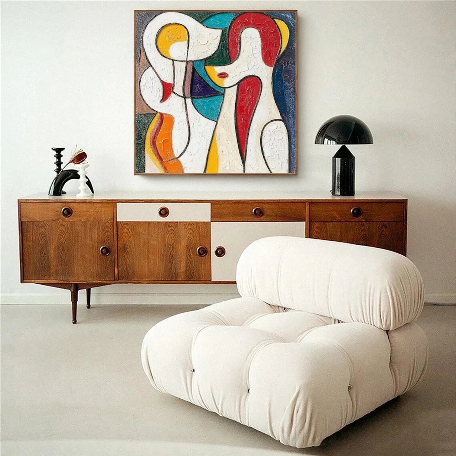 Abstract Portrait Colorful Painting #AB042