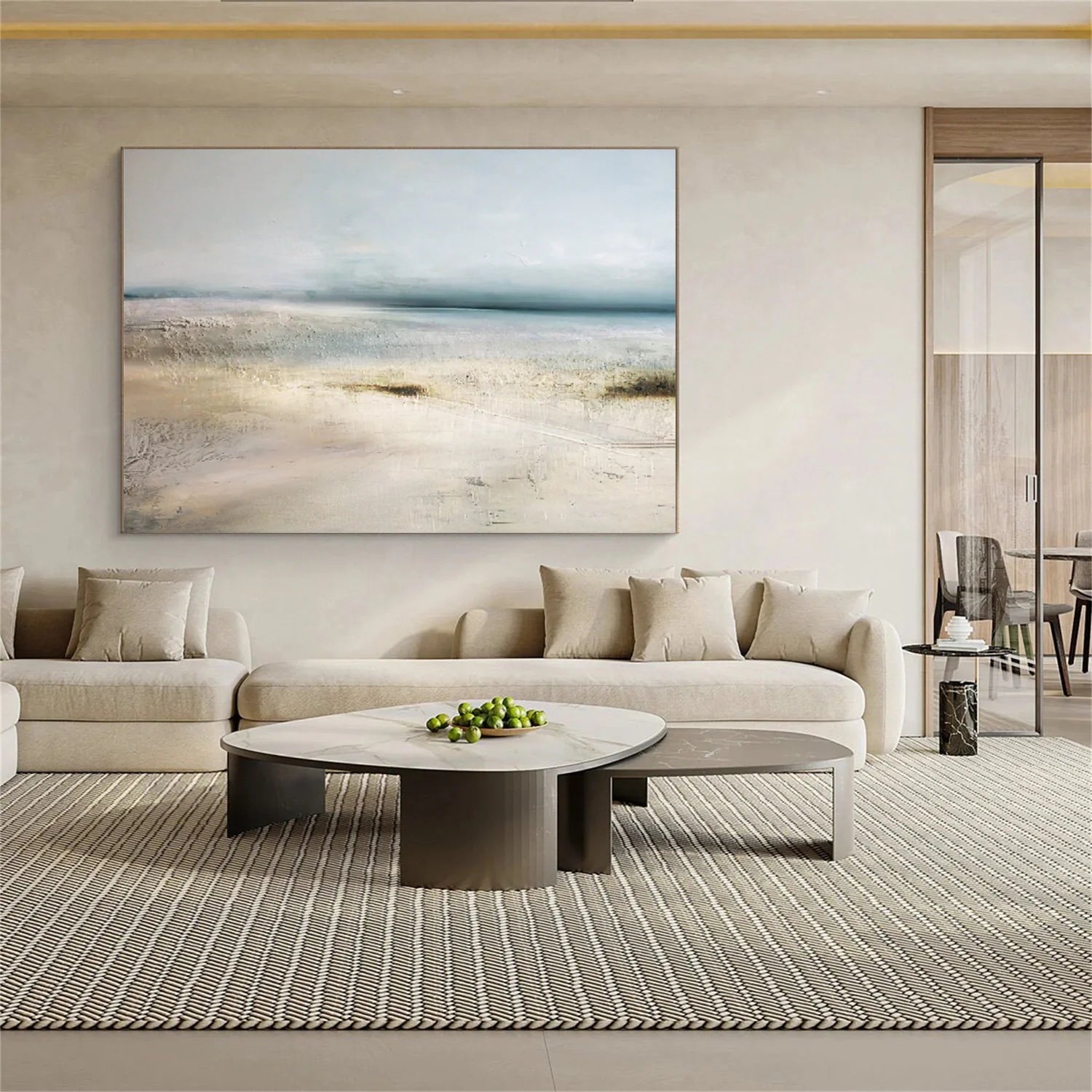 Sea & Sky Abstract Wall Art #SK165