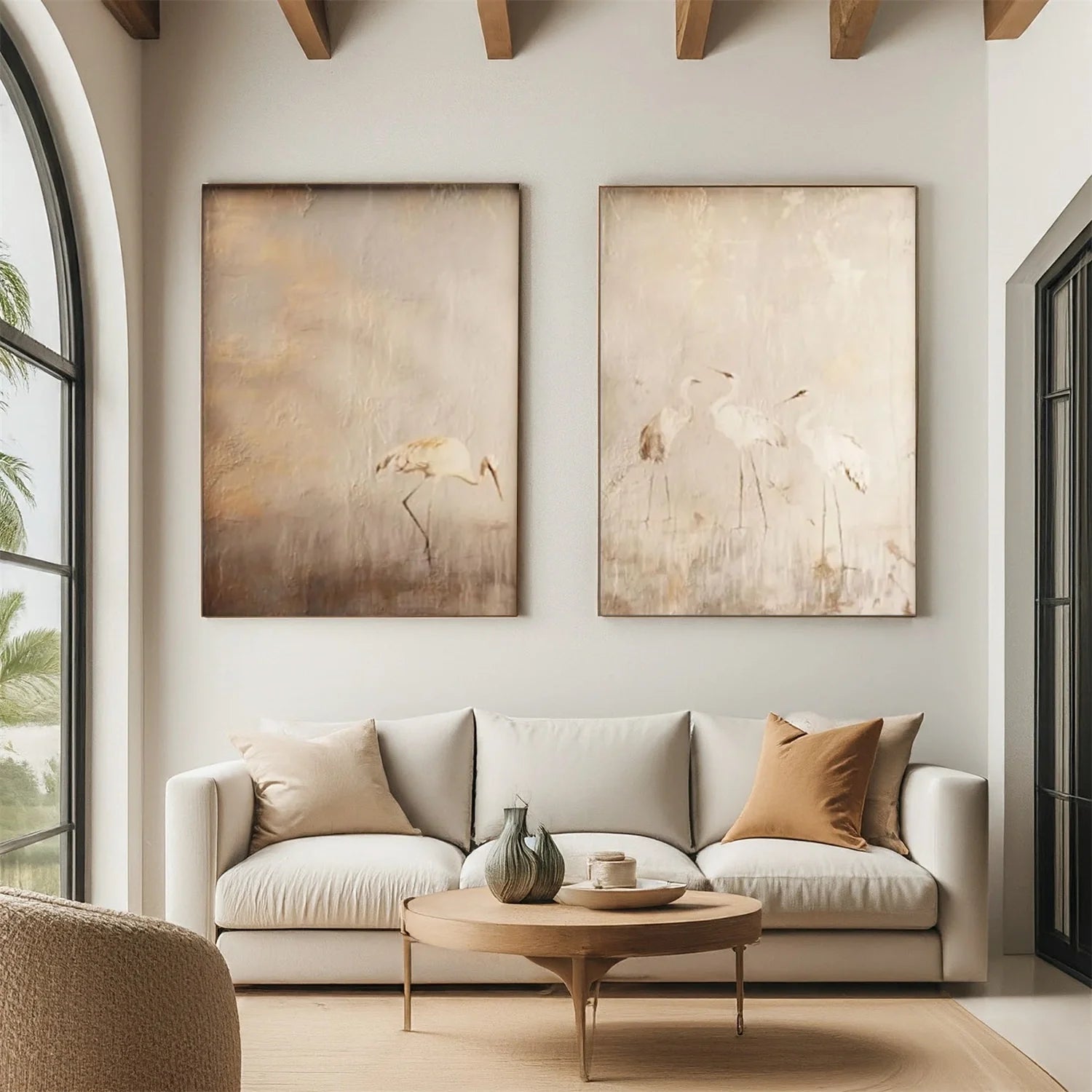 Abstract Animal Wall Art Set of 2 #AM141