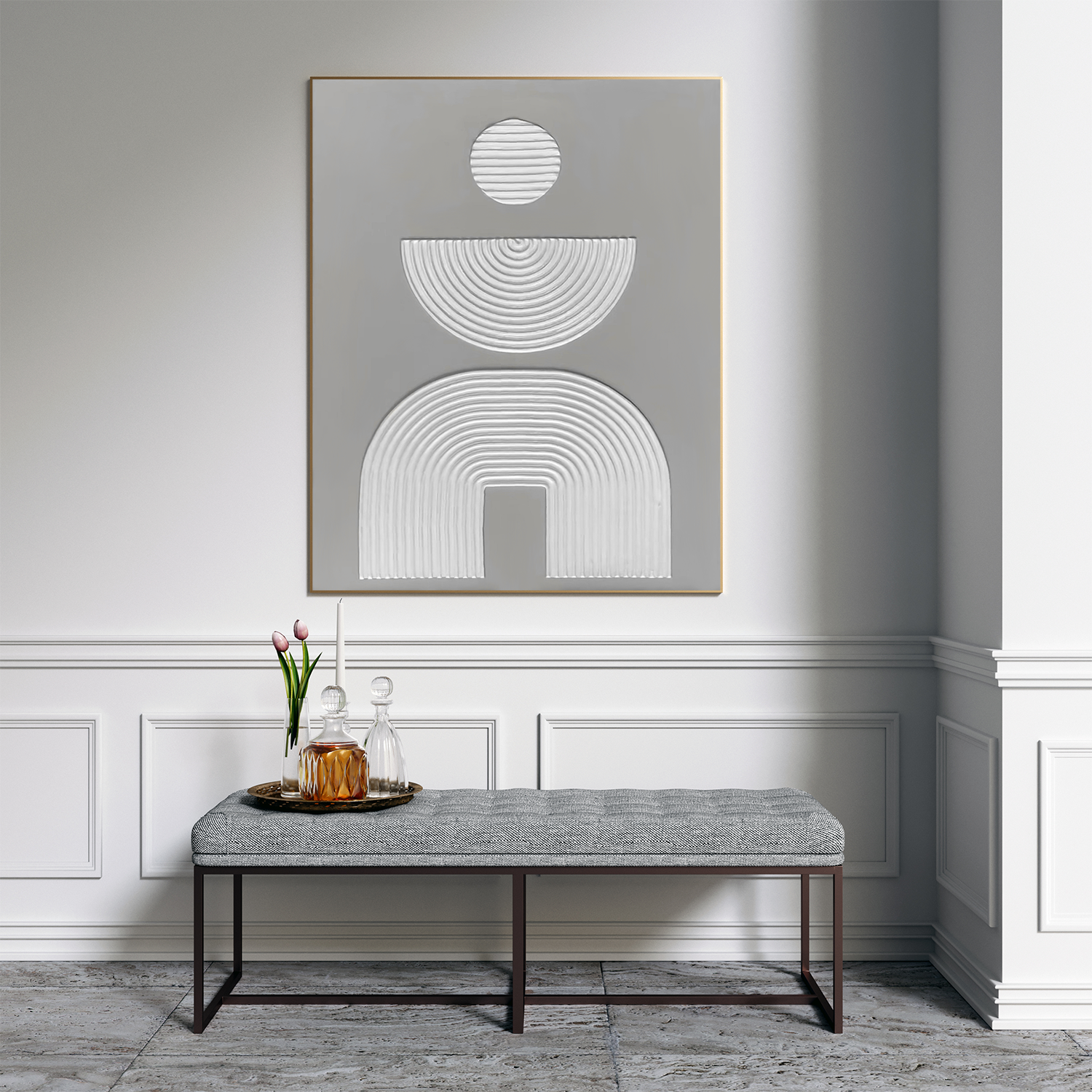 Minimalist Textured_Canvas Art #MD275