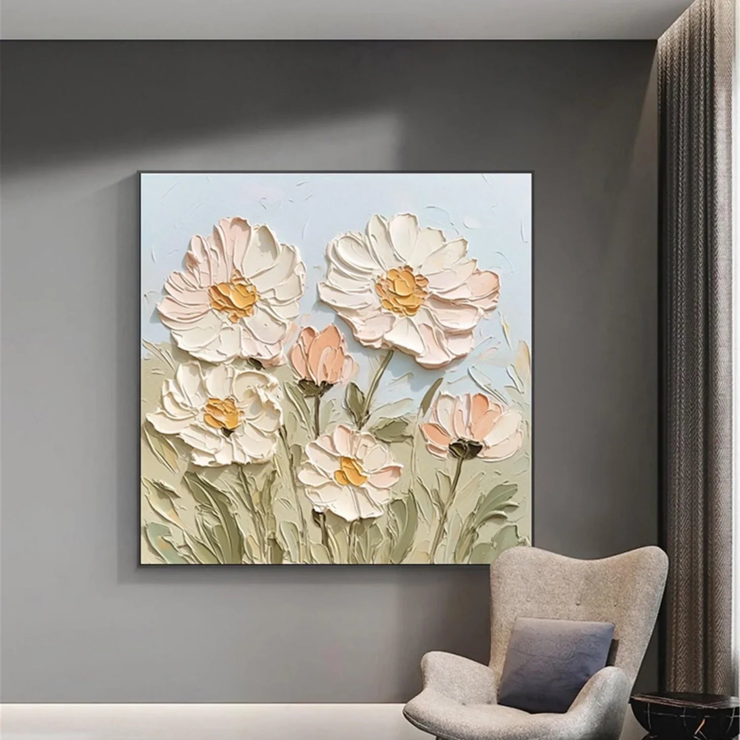 Flower & Tree Abstract Wall Art #FT092