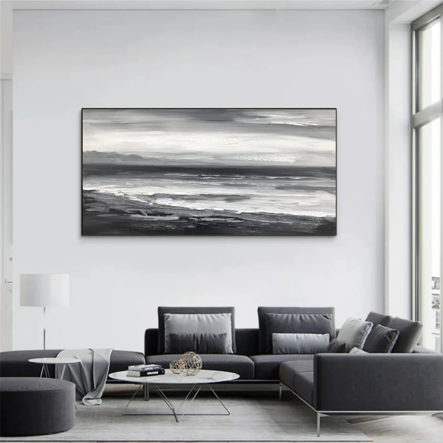 Sea & Sky Abstract_Textured_Wall Art #SK182