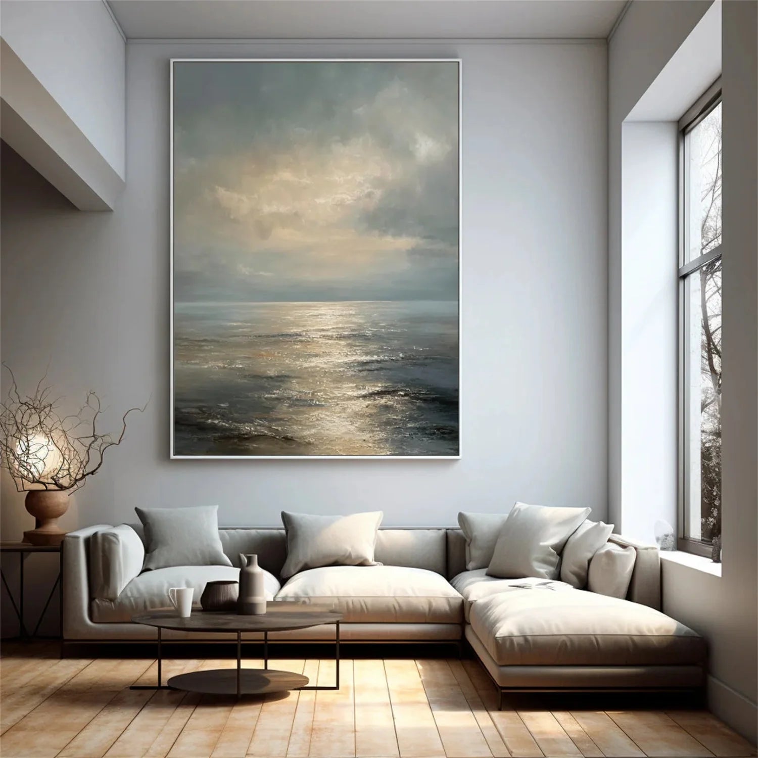 Sea & Sky Abstract_Wall Art #SK187
