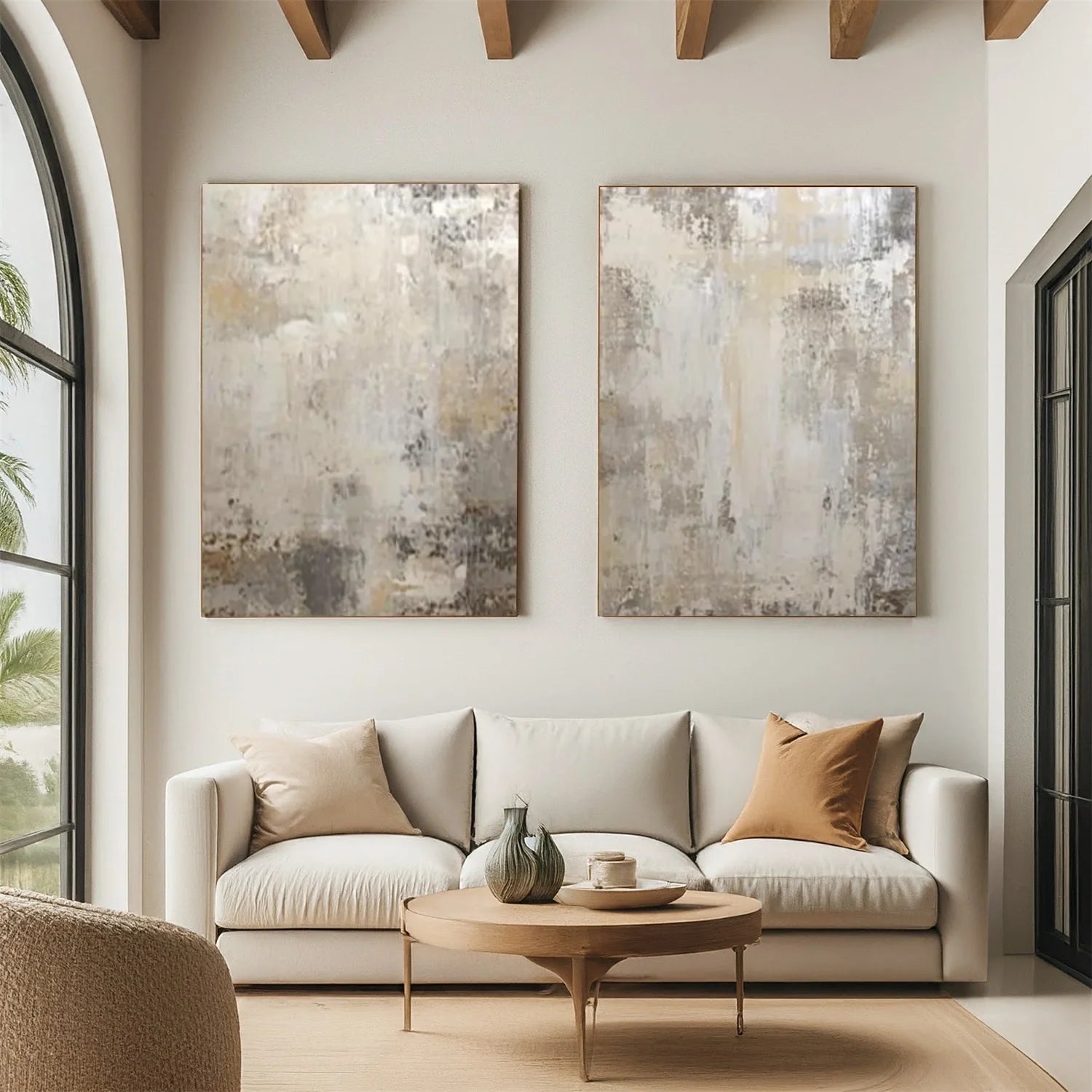 Wabi Sabi Canvas Art Set of 2 #WA797