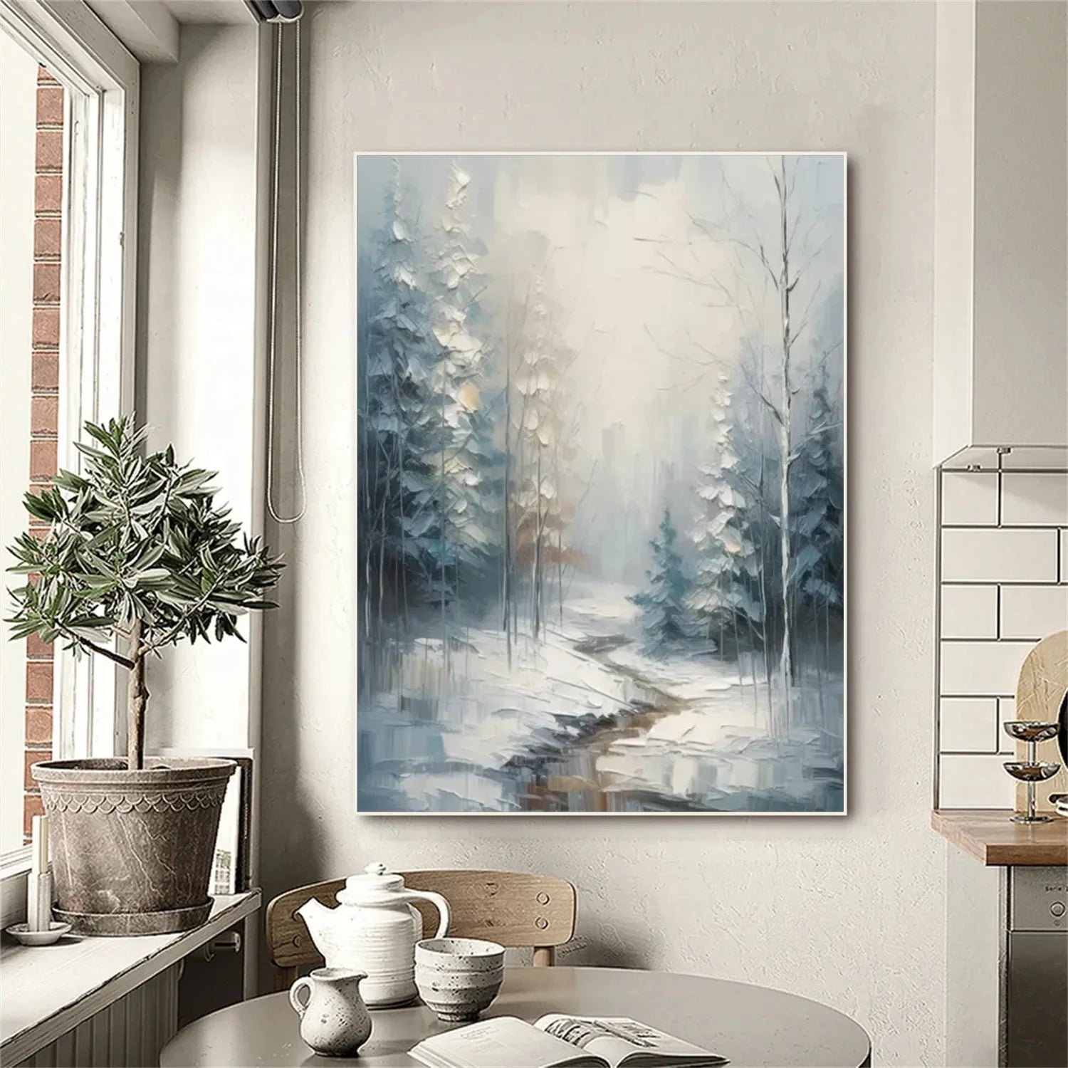 Flower & Tree Abstract_Wall Art #FT160