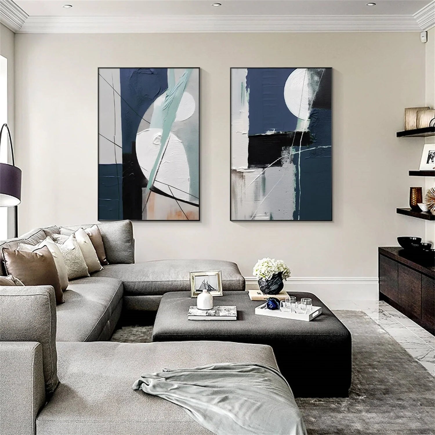 Abstract Tranquility Set of 2 #WA323