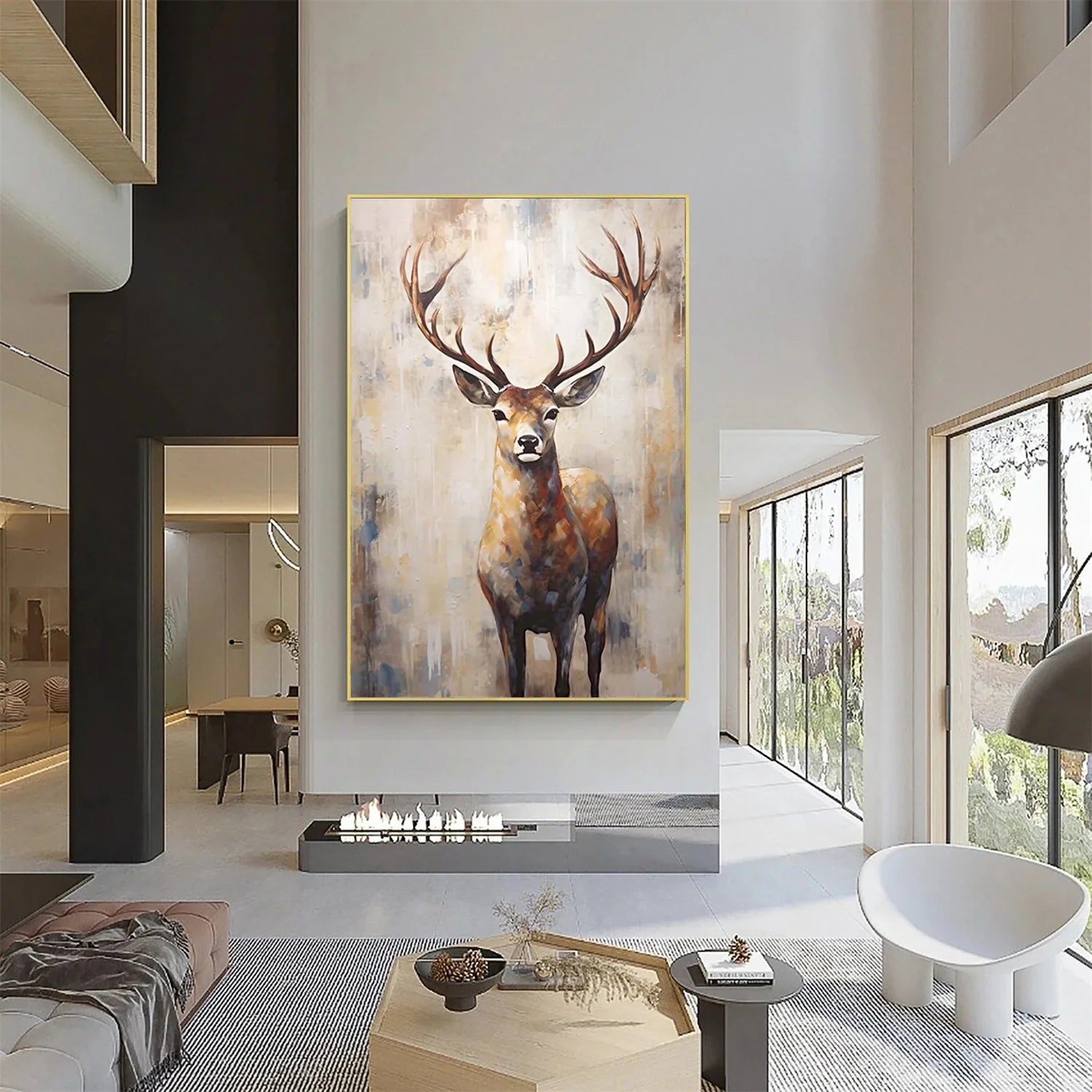 Abstract Animal Wall Art #AM128