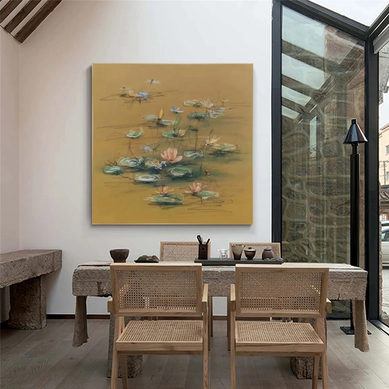 Flower & Tree Abstract_Wall Art #FT176