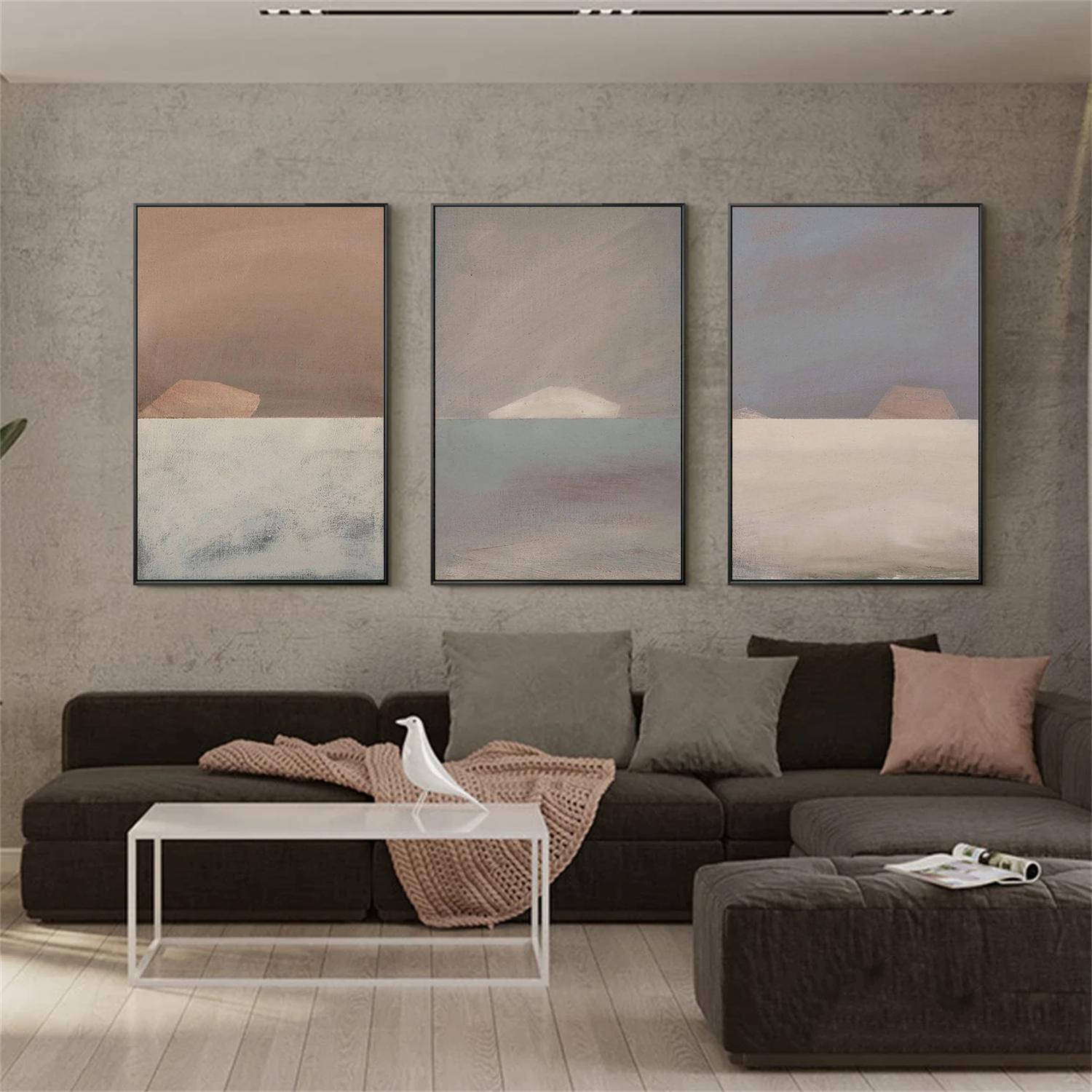 Abstract_Canvas Art Set of 3 #WA680