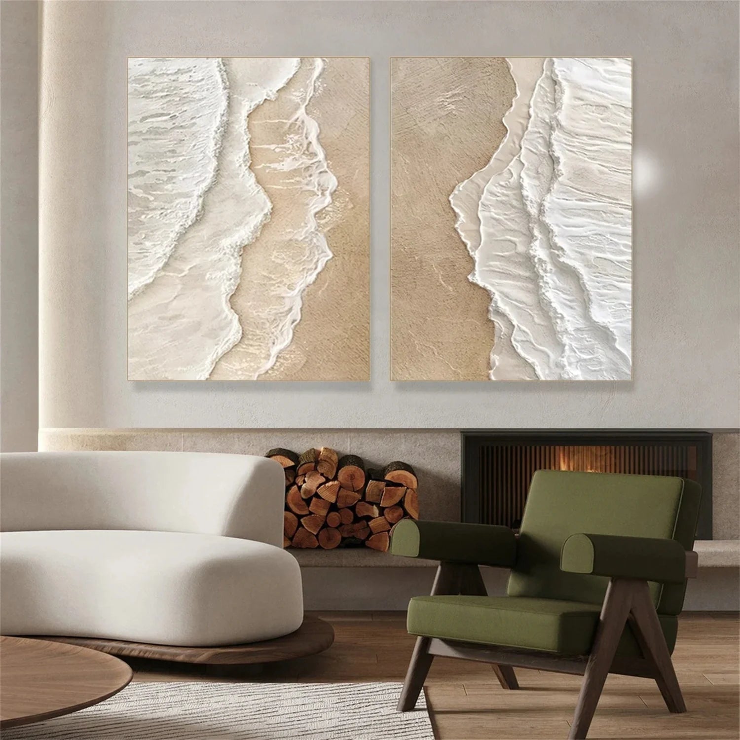Minimalist Sea & Sky Art Set of 2 #SK033