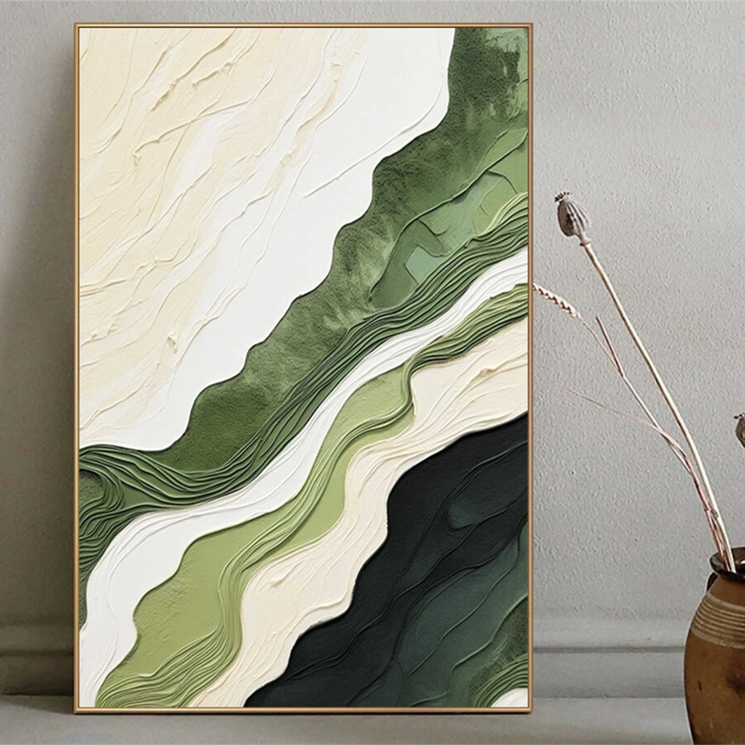 Green Texture Art #GT017