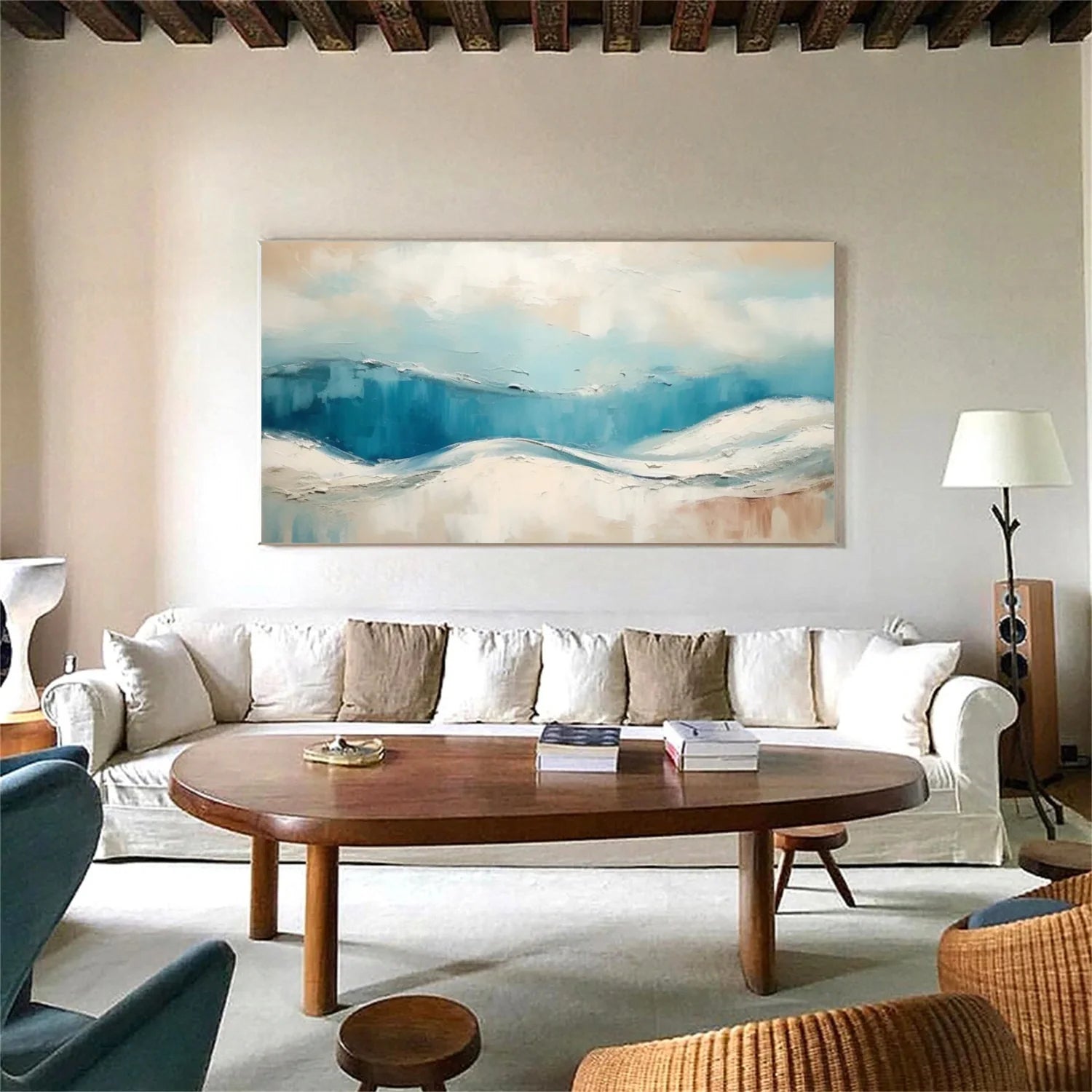 Sea & Sky Abstract_Textured_Wall Art #SK180