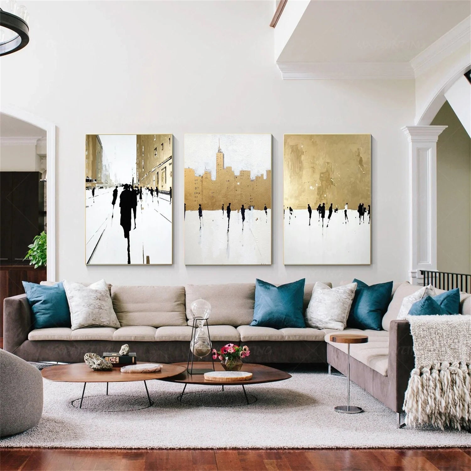 Abstract Portrait_Wall Art Set of 3 #AB066