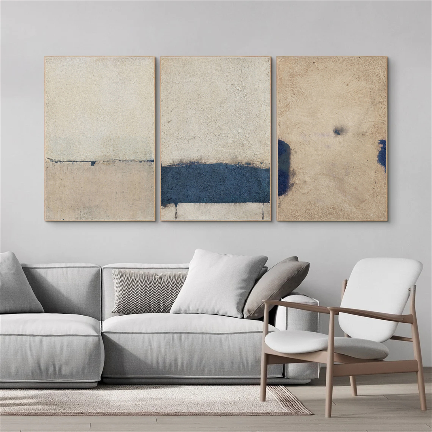 Wabi Sabi Canvas Art Set of 3 #WA657
