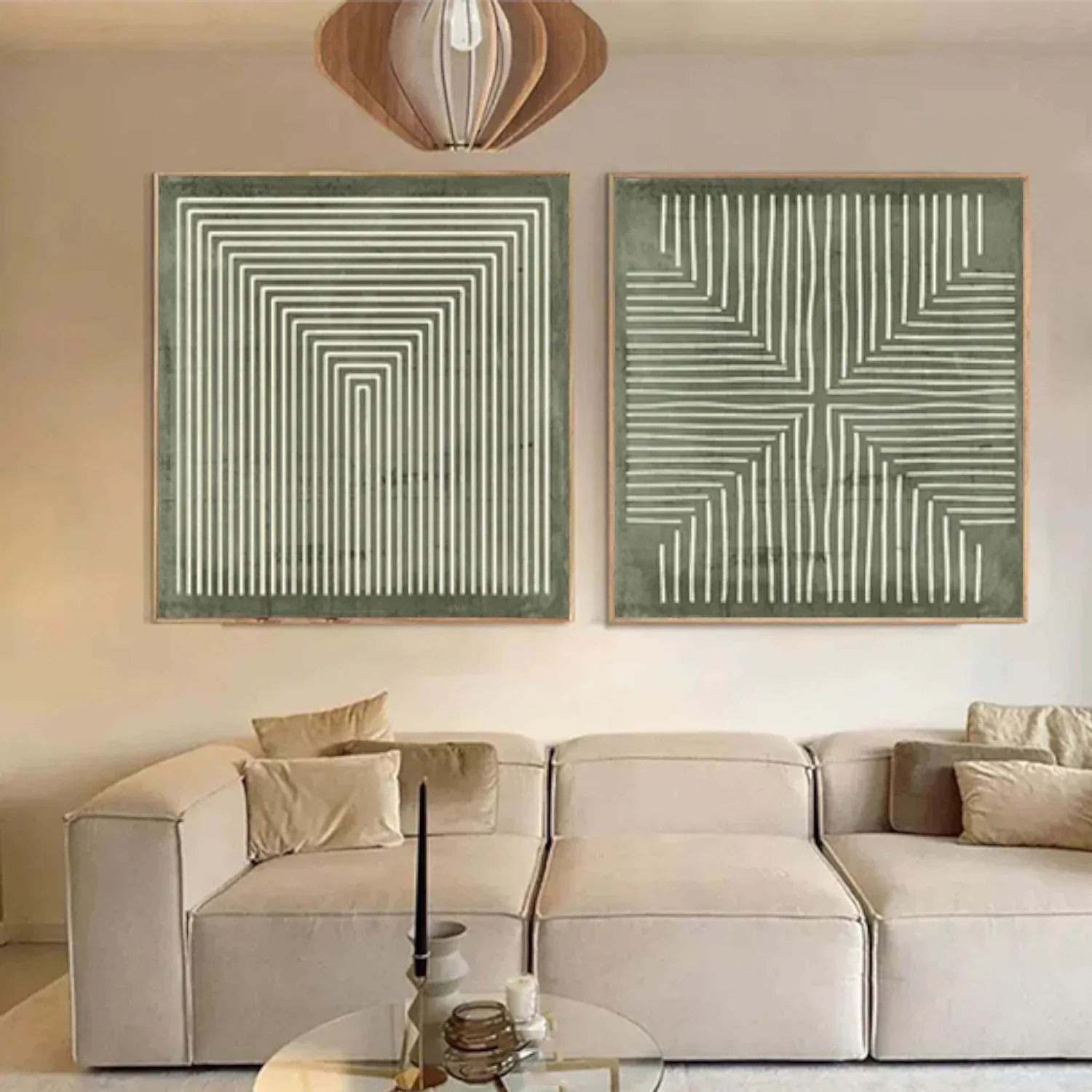 Minimalist_Canvas Art Set of 2 #MD263