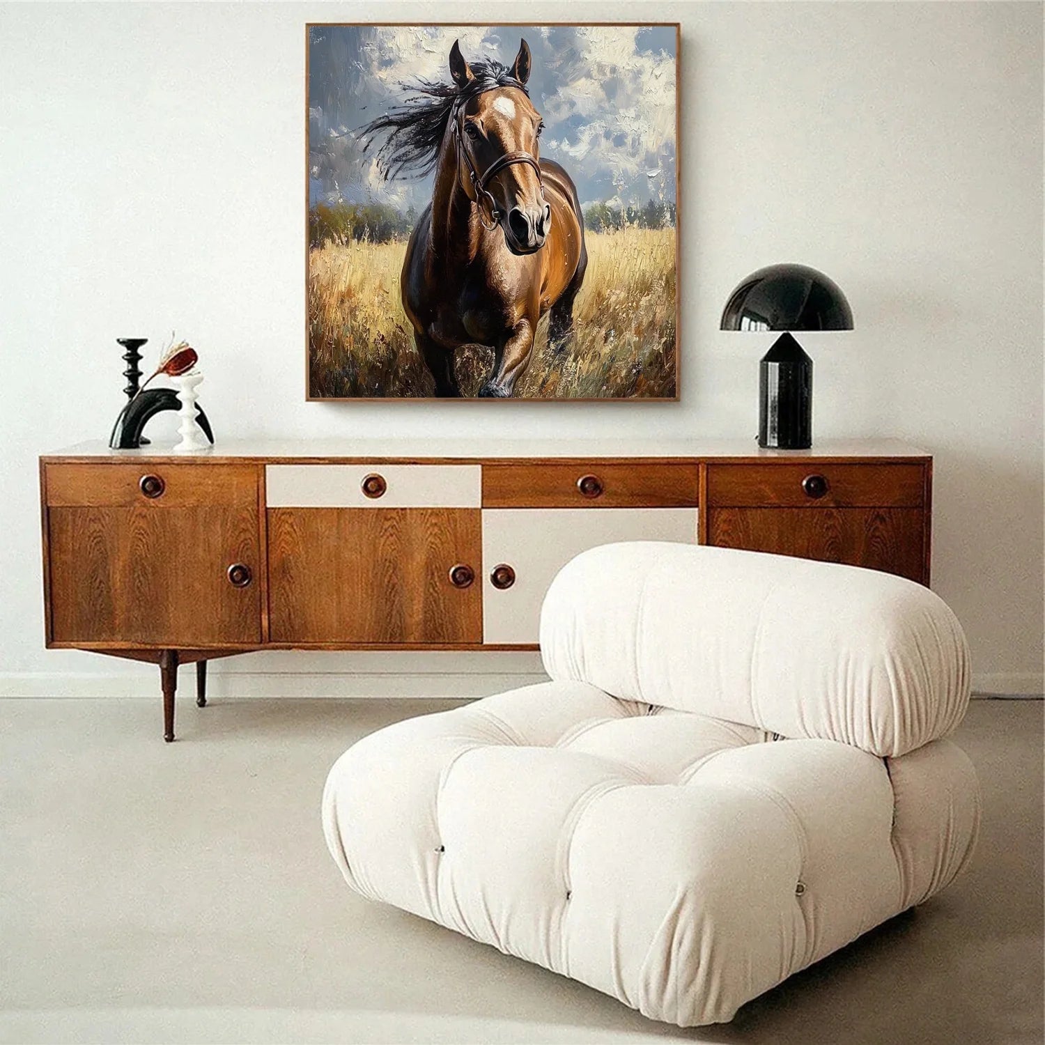 Abstract Animal Horse Wall Art #AM104