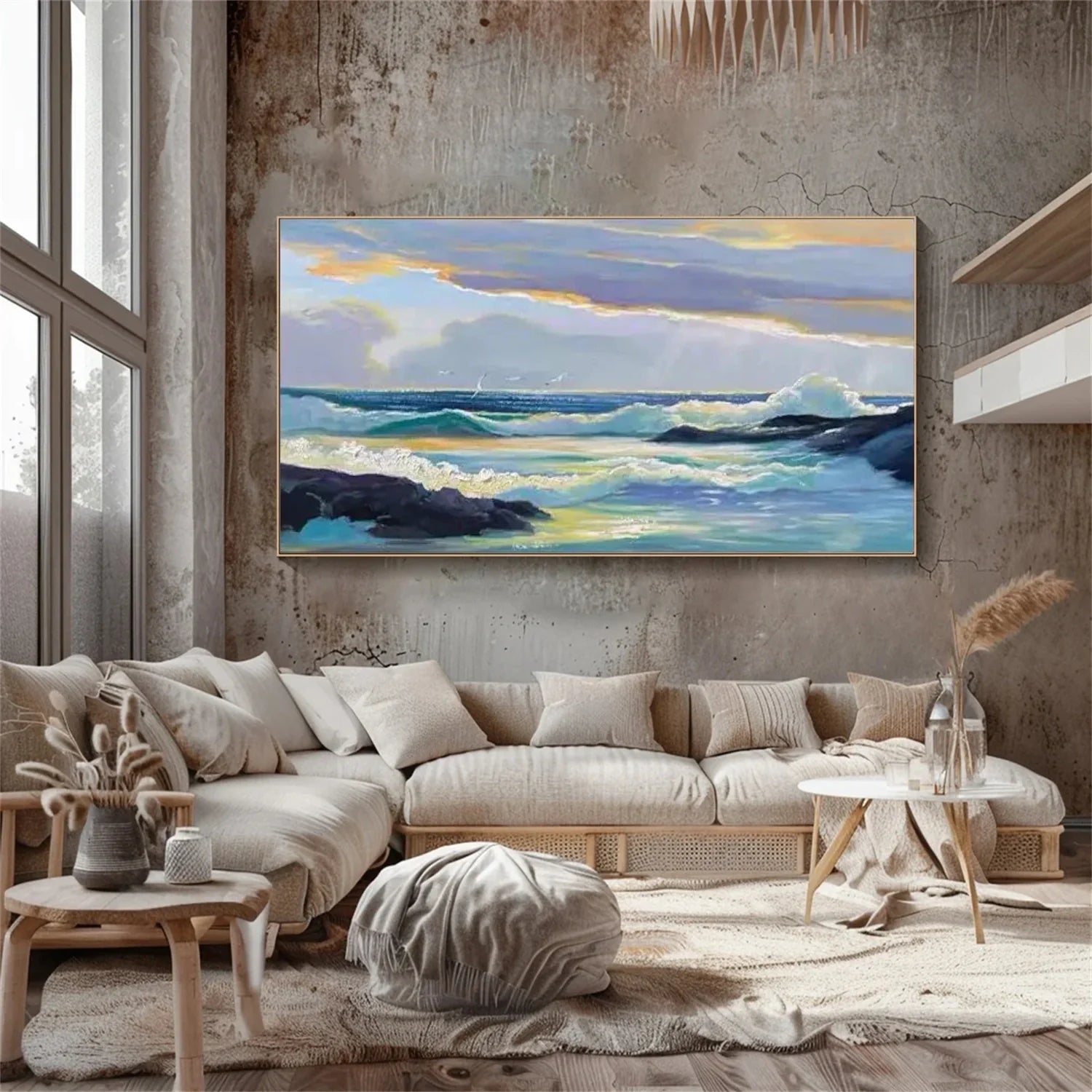 Sea & Sky Abstract_Wall Art #SK158