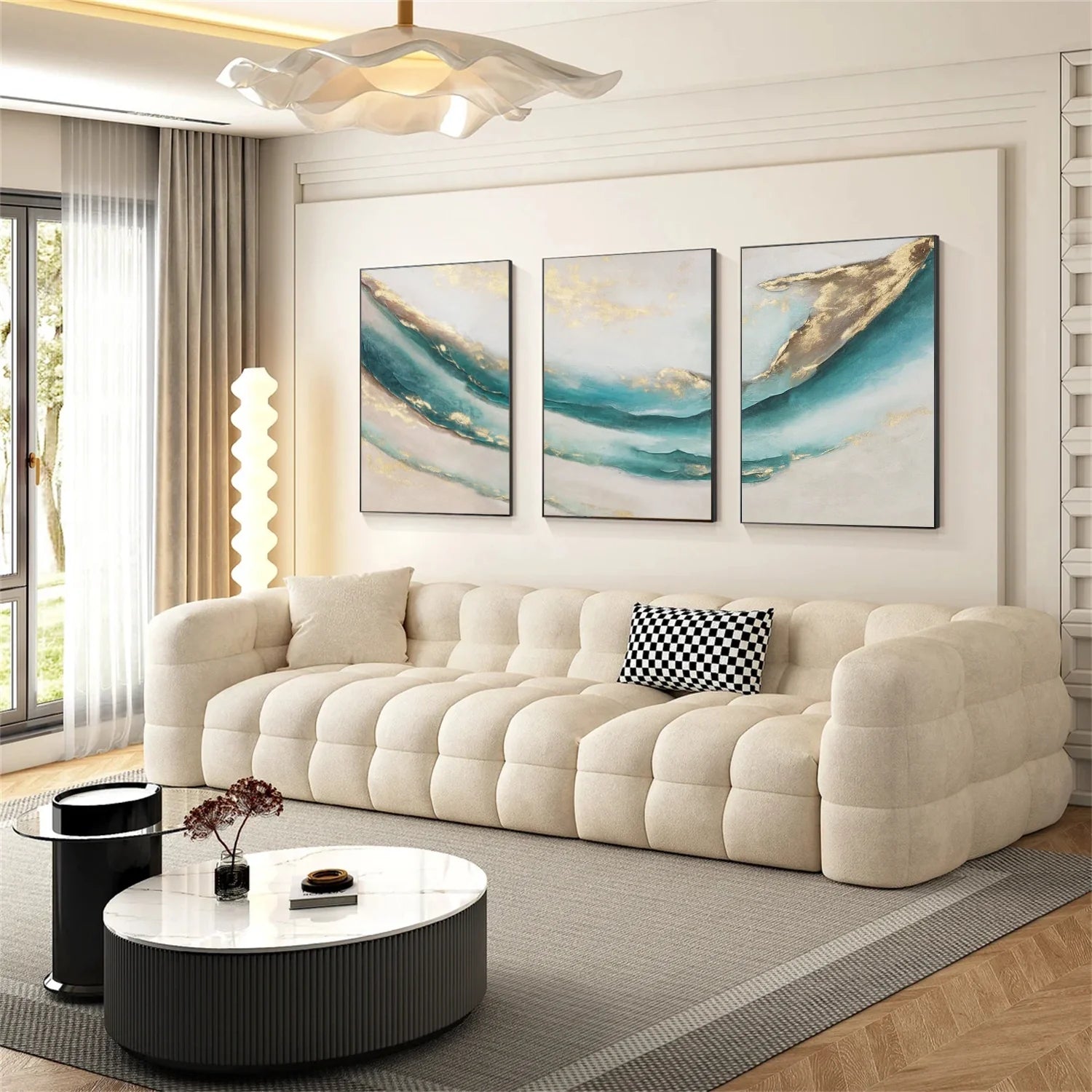 Abstract Canvas Art Set of 3 #WA802