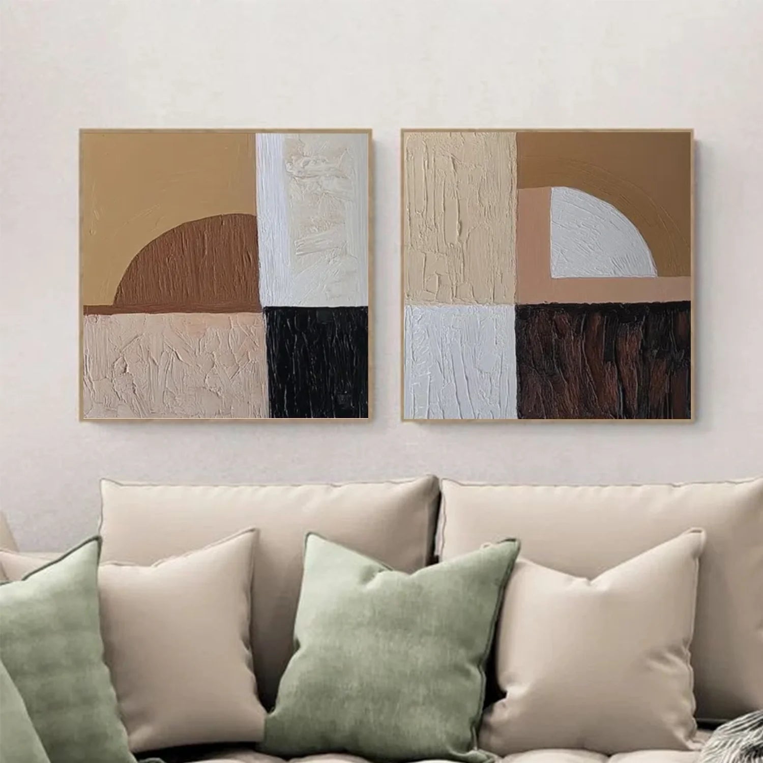 Abstract_Canvas Art Set of 2 #WA806