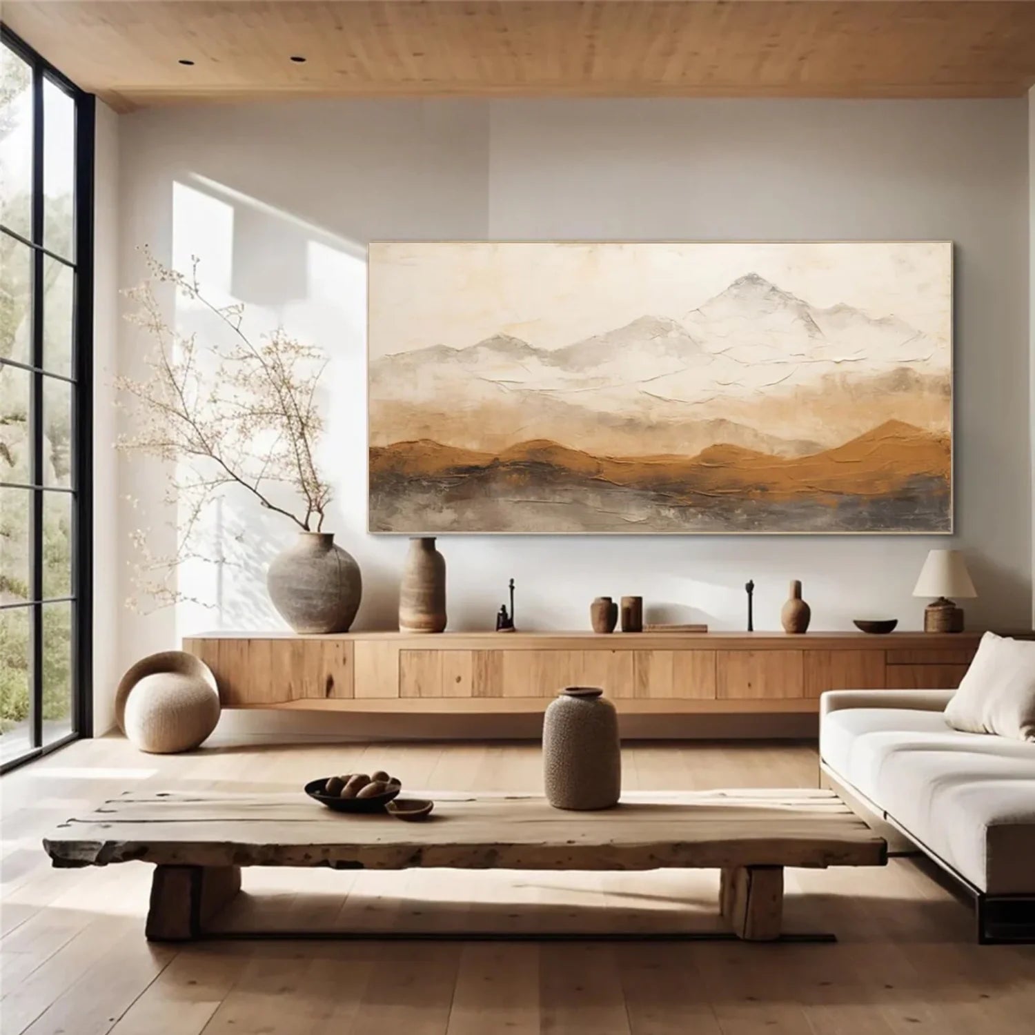 Minimalist Mountain Canvas Art #MD292