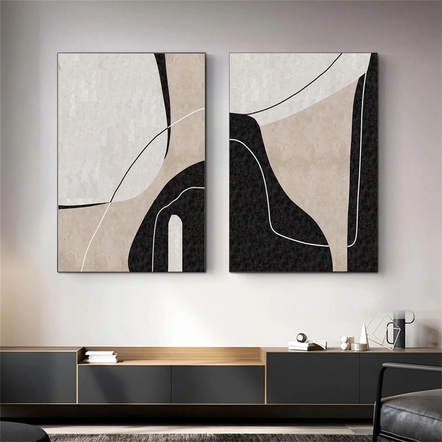 Abstract Tranquility Set of 2 #WA558