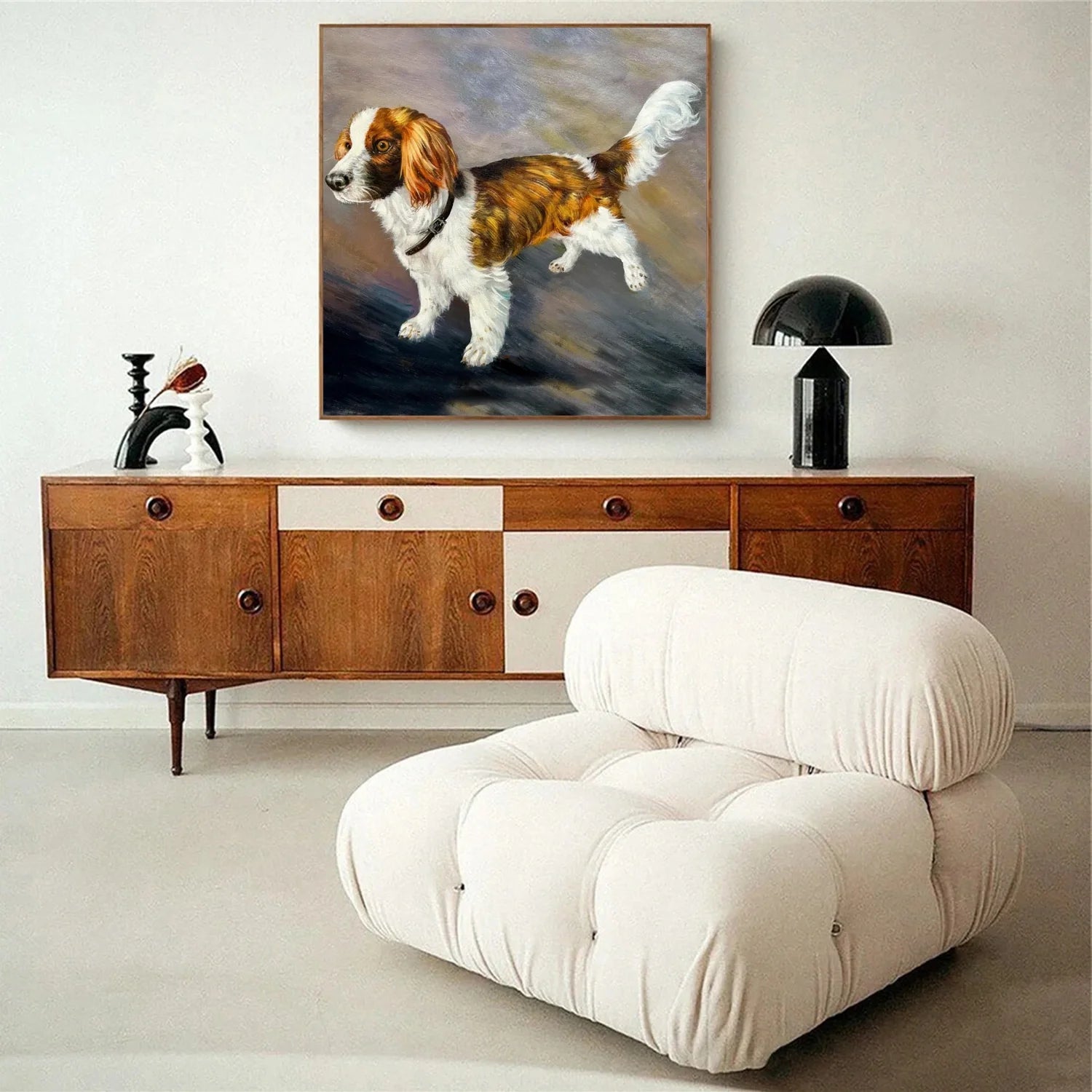 Abstract Animal Dog Wall Art #AM097