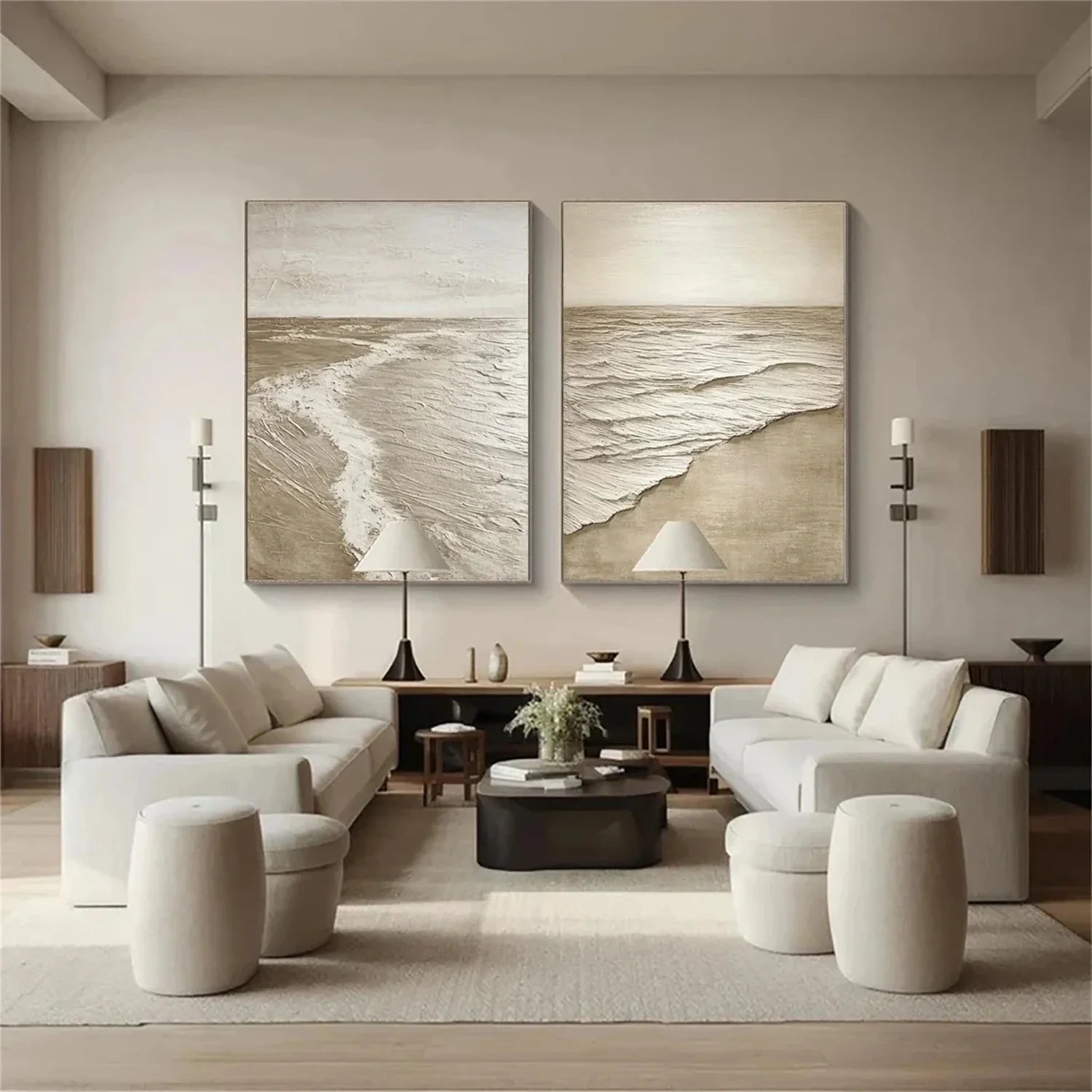 Minimalist Sea & Sky Art Set of 2 #SK081