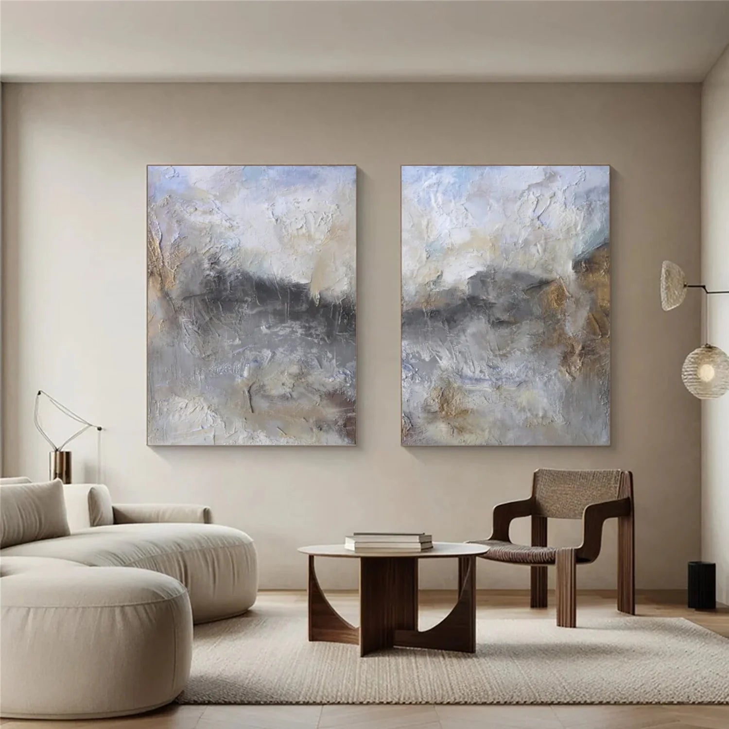 Wabi Sabi Canvas Art Set of 2 #WA726