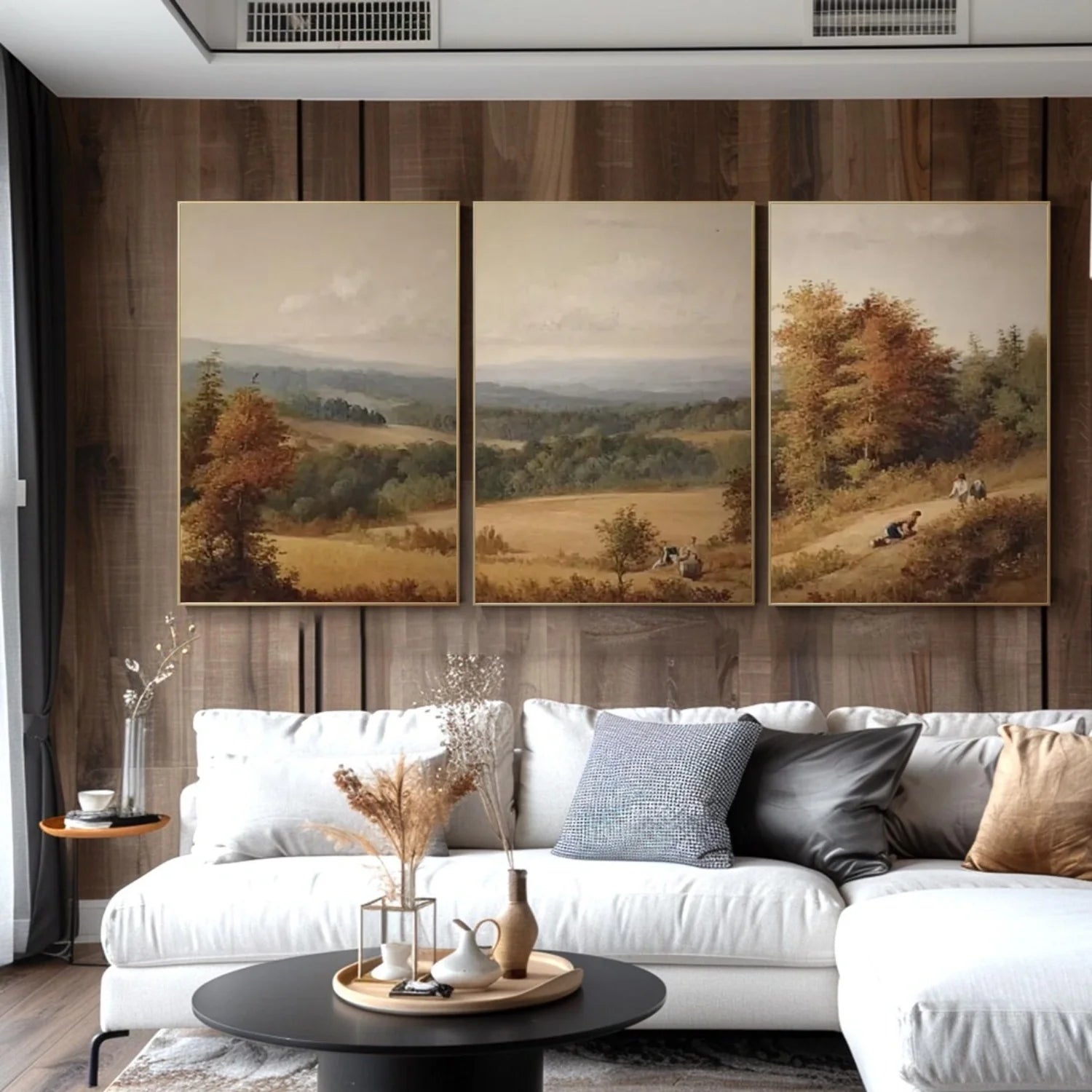 Flower & Tree Abstract_Wall Art Set of 3 #FT155