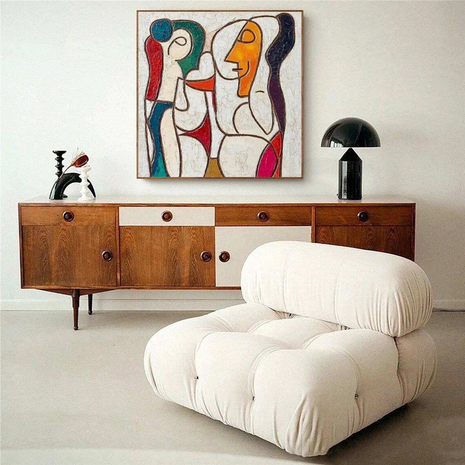 Abstract Portrait Colorful Painting #AB043