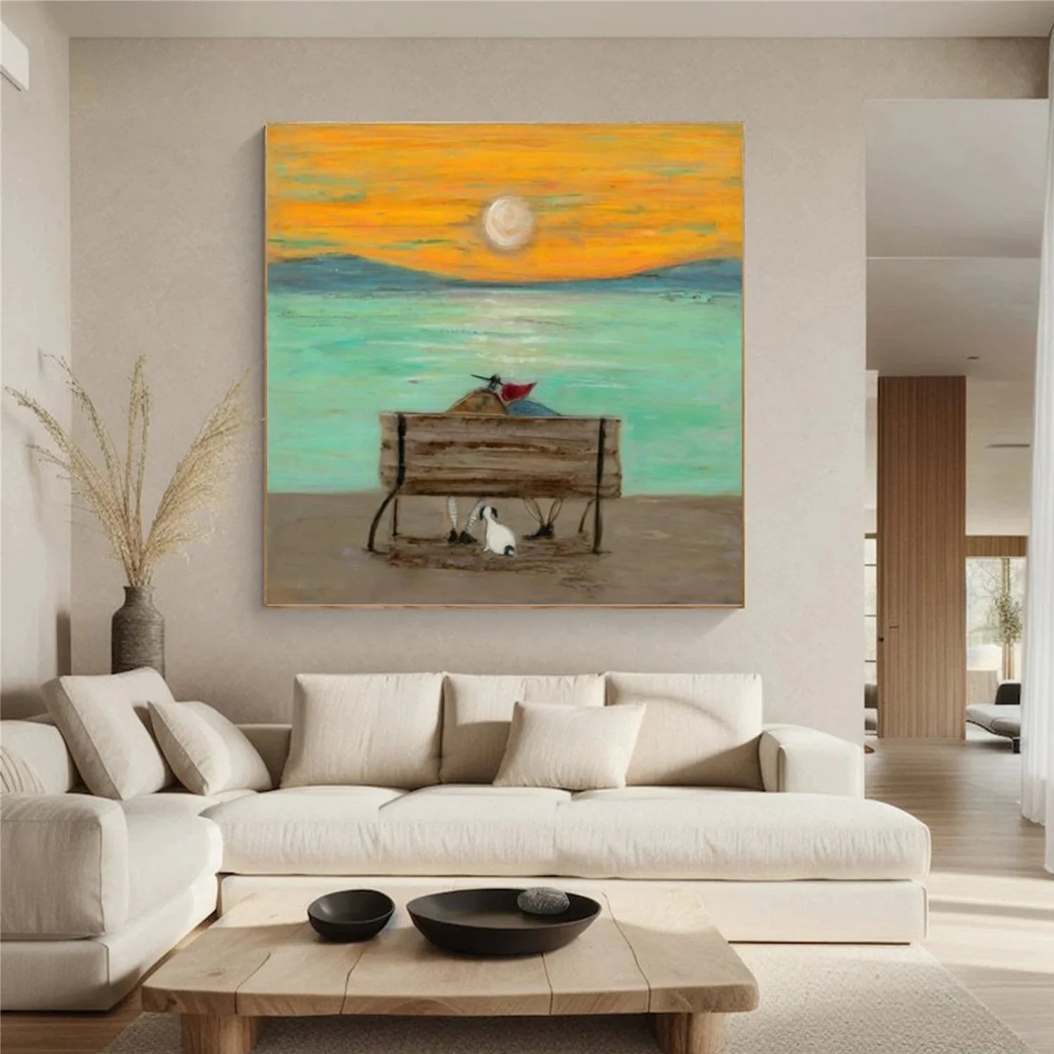 Sea & Sky Abstract_Wall Art #SK170