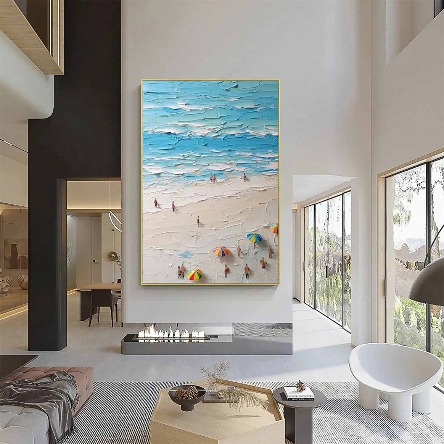 Swimming Sport_Textured Wall Art #AS031