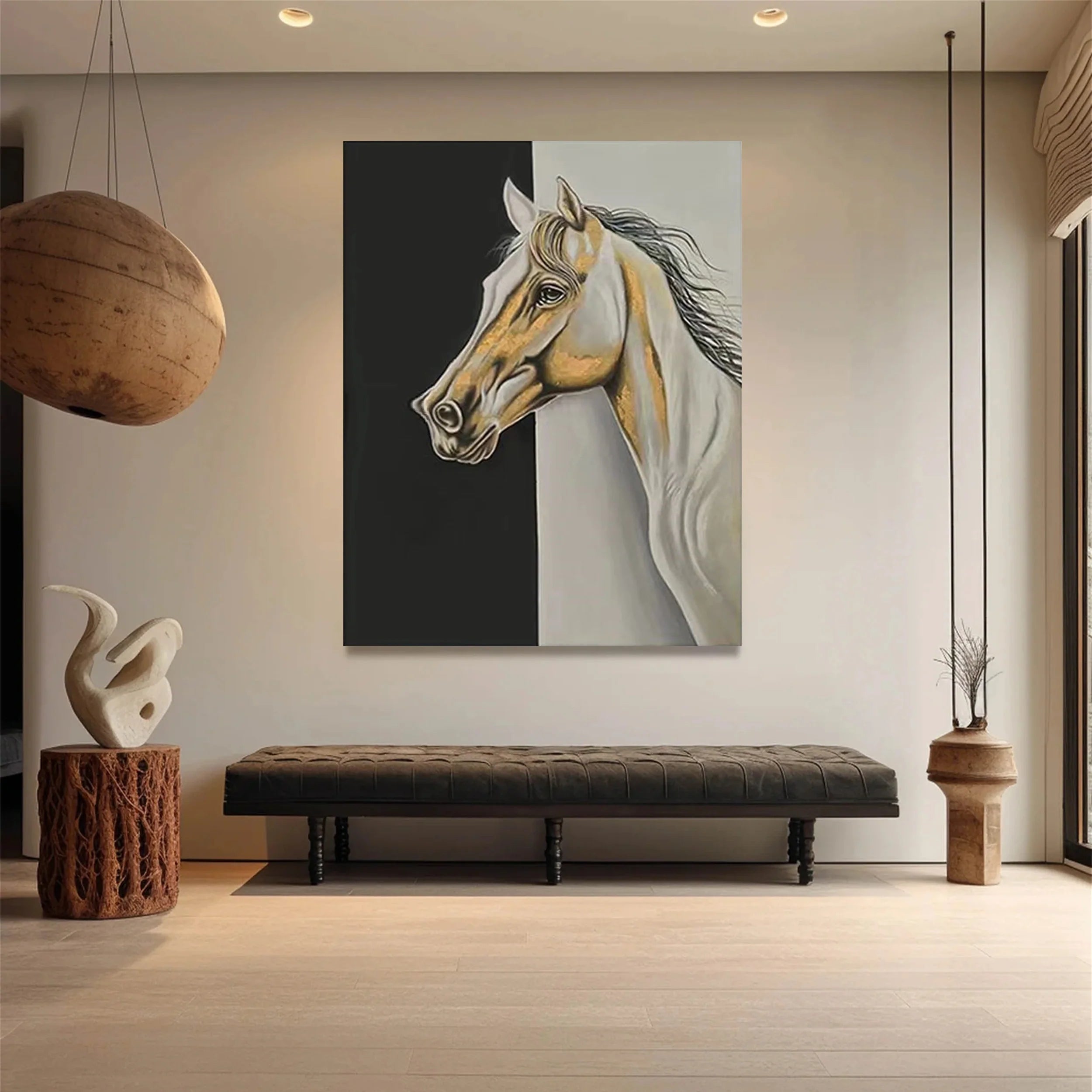 Colorfu Horse Abstract Animal Wall Art #AM014