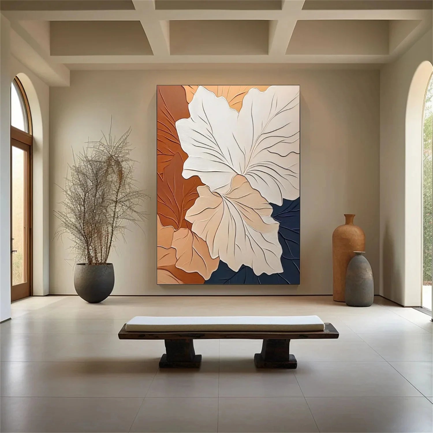 Flower & Tree Abstract_Wall Art #FT163