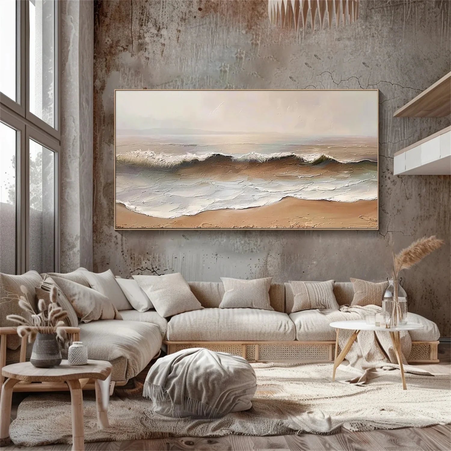 Sea & Sky Abstract_Textured_Wall Art #SK177