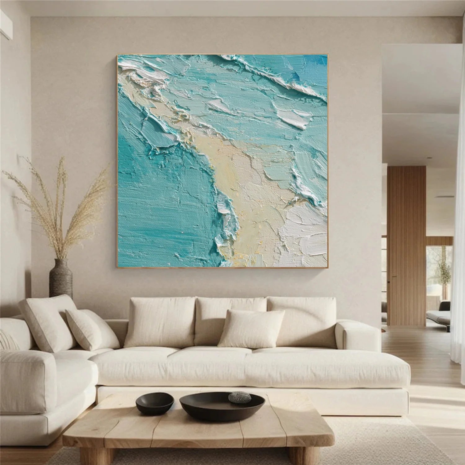 Sea & Sky Abstract_Textured_Wall Art #SK157