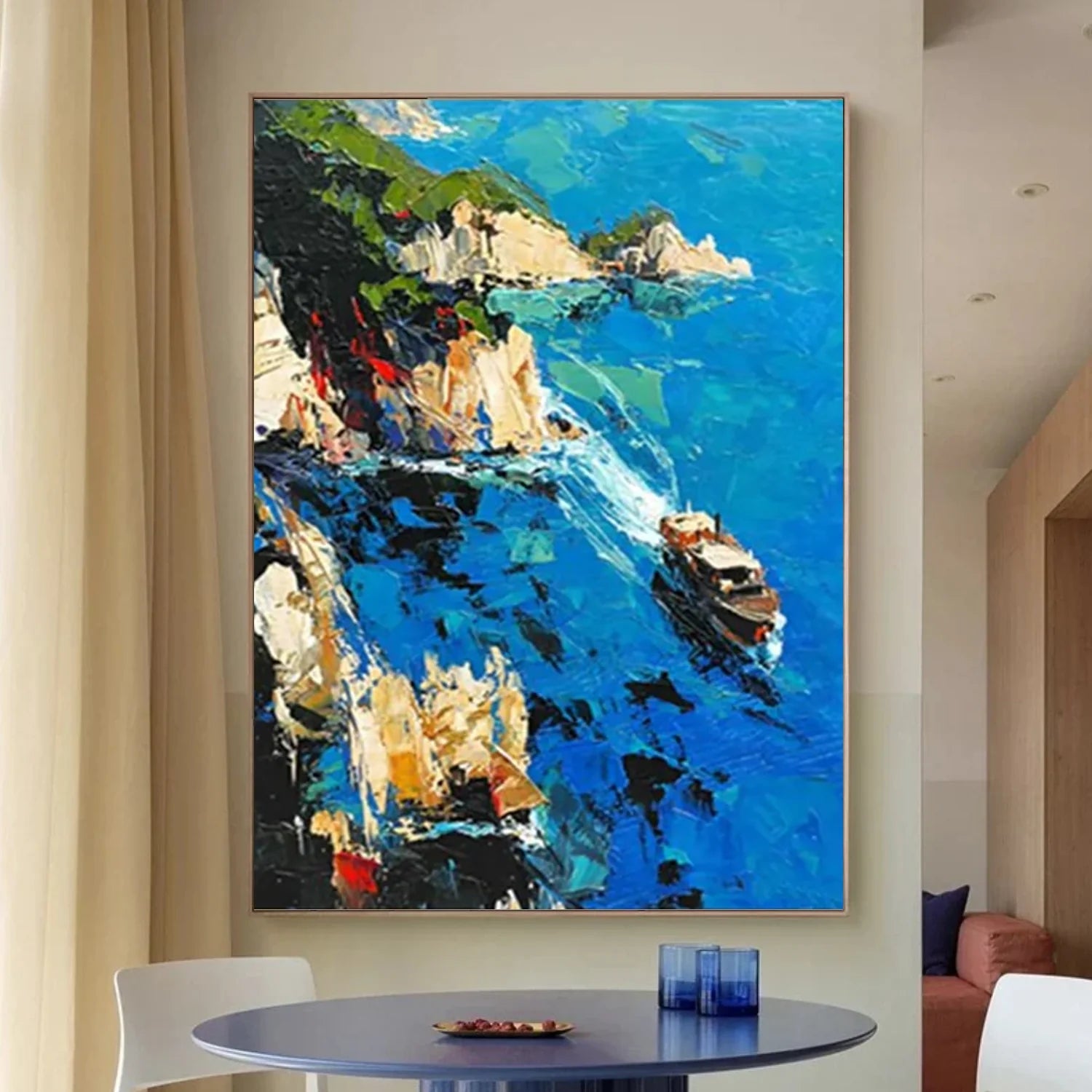 Sea & Sky Abstract Wall Art #SK161