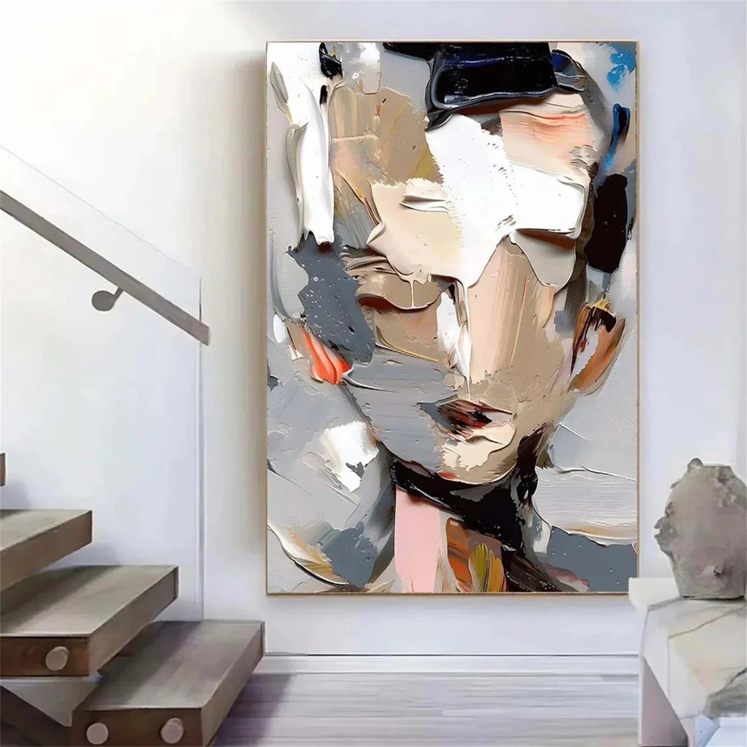 Abstract Portrait Colorful Painting #AB010