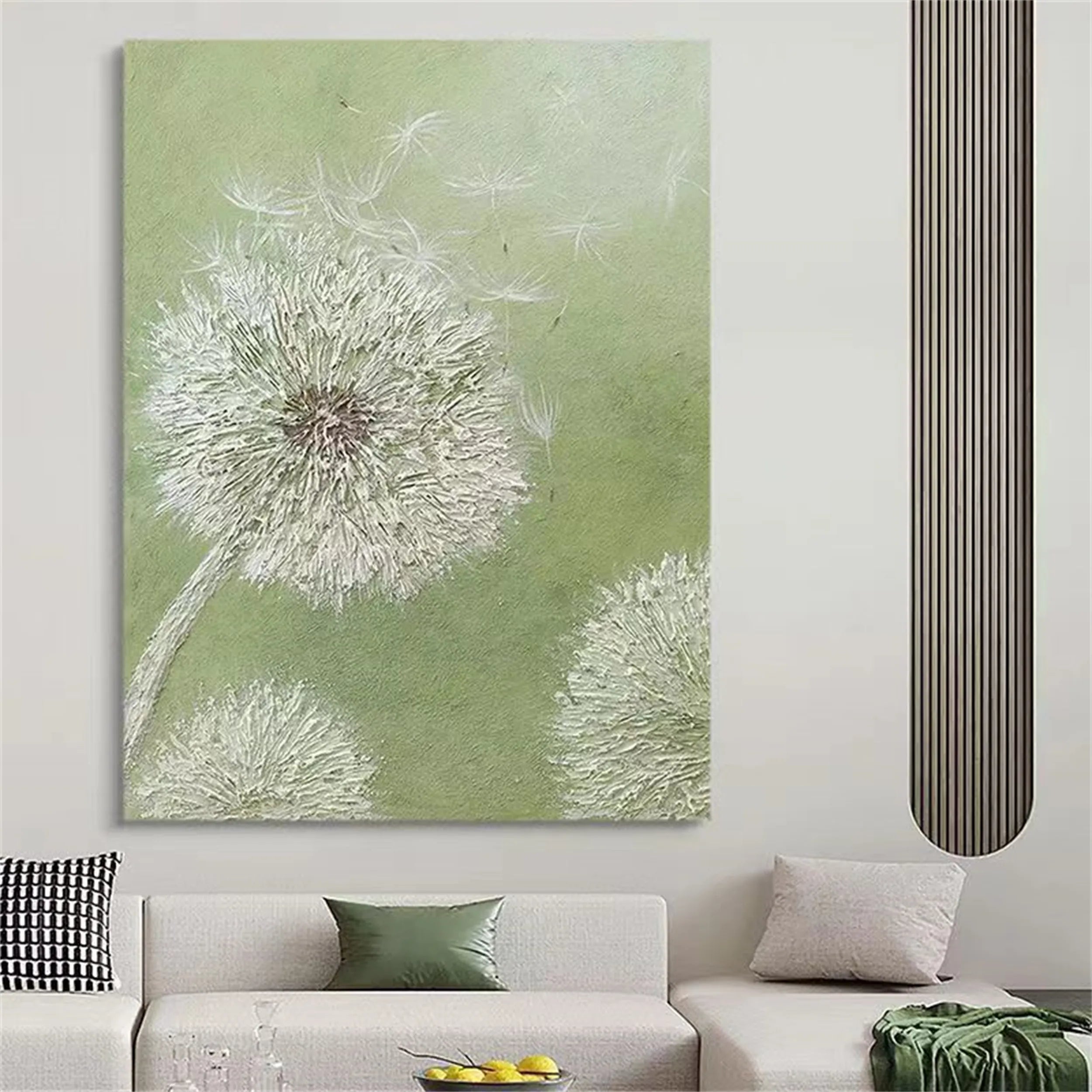 Flower & Tree Abstract Textured Wall Art #FT026