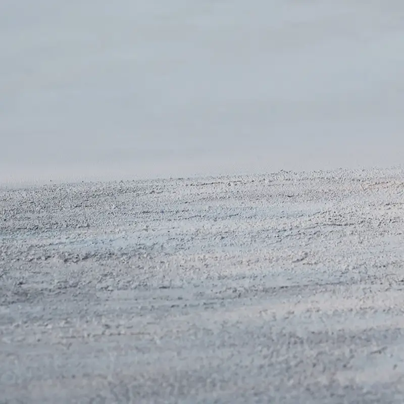 Light Blue Ocean Abstract Oil Painting, Handcrafted Sky and Sea Minimalist Framed Canvas