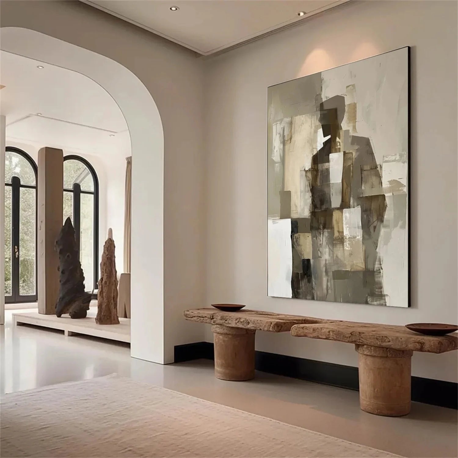 Abstract Portrait Colorful Painting #AB025