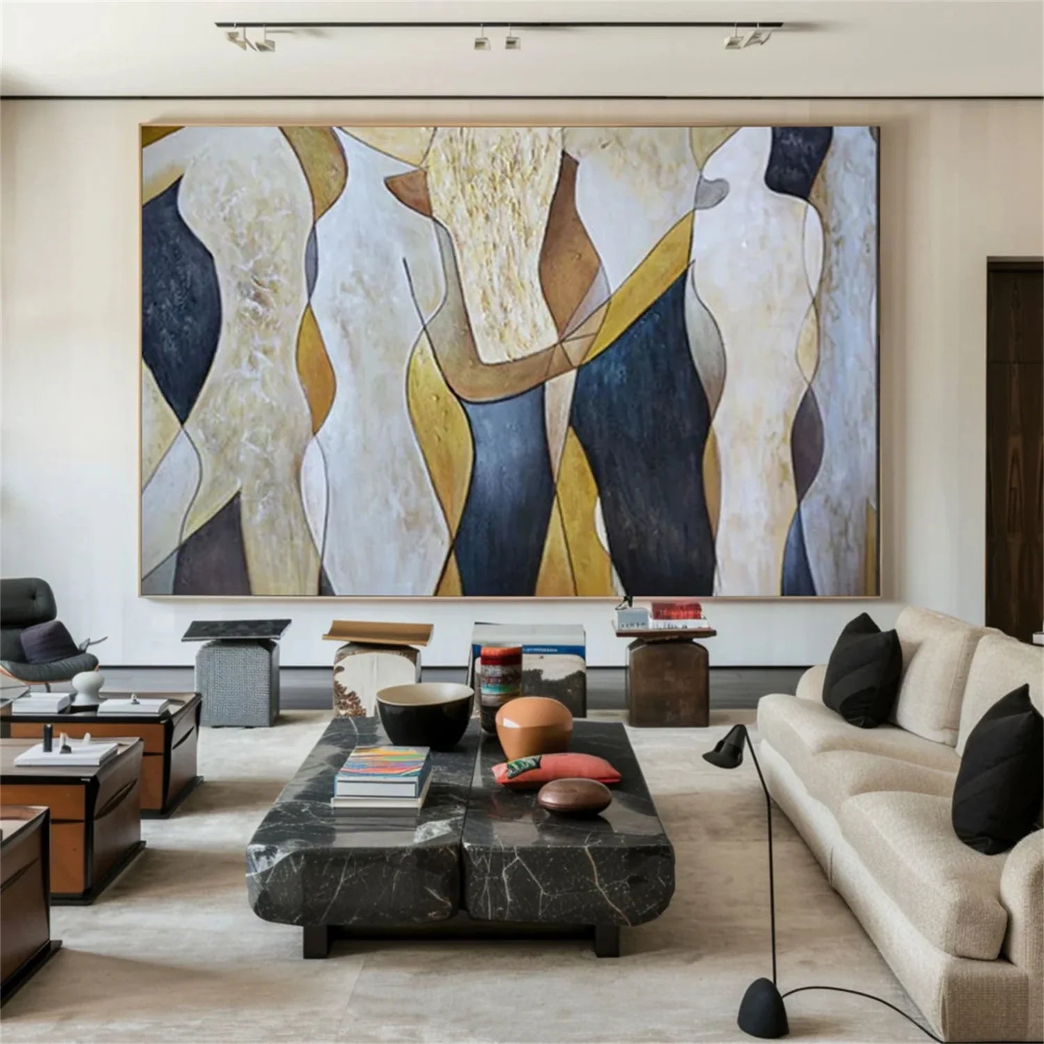 Abstract Portrait Colorful Painting #AB026